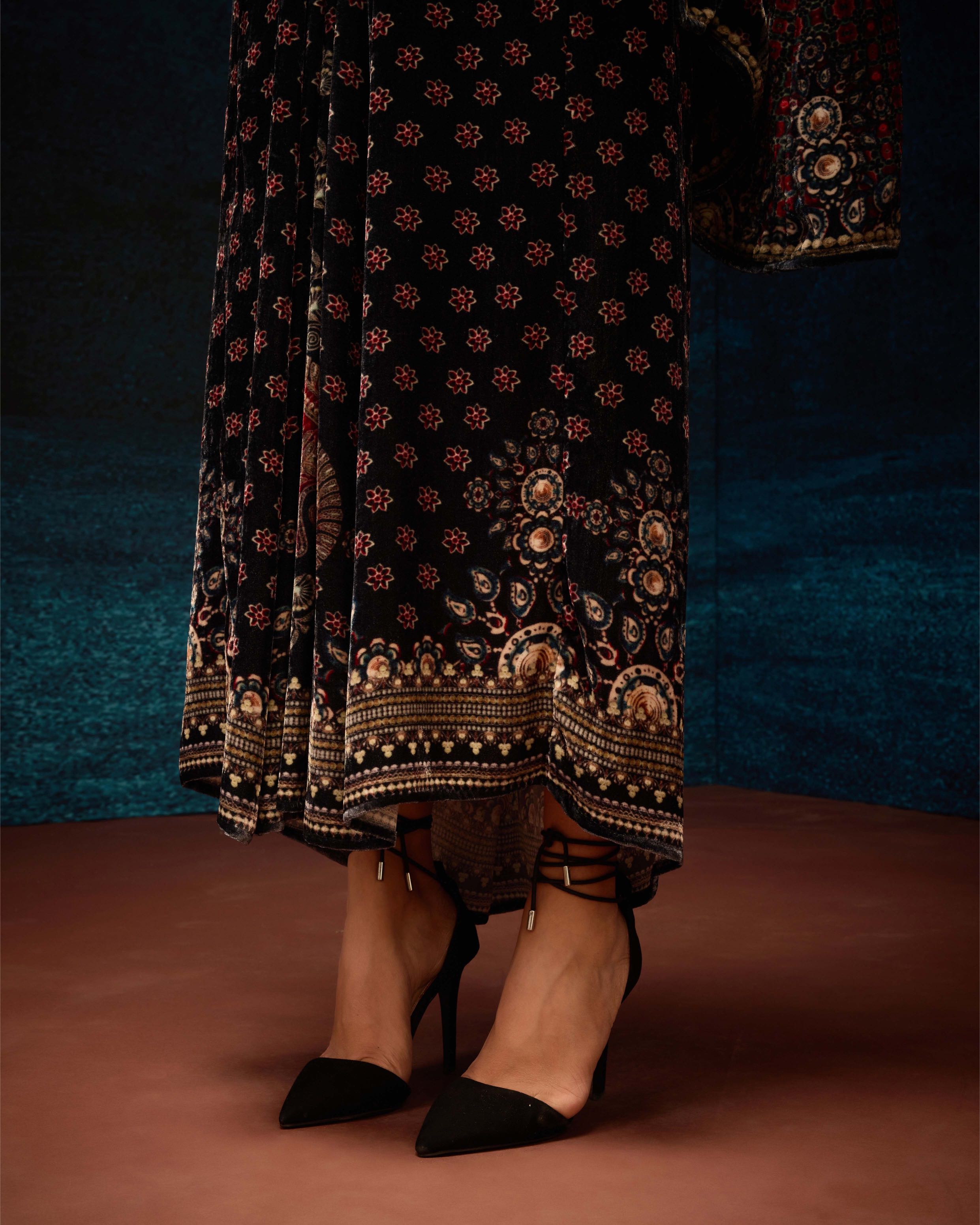 Ajrakh : Adhira/Surilee - Black