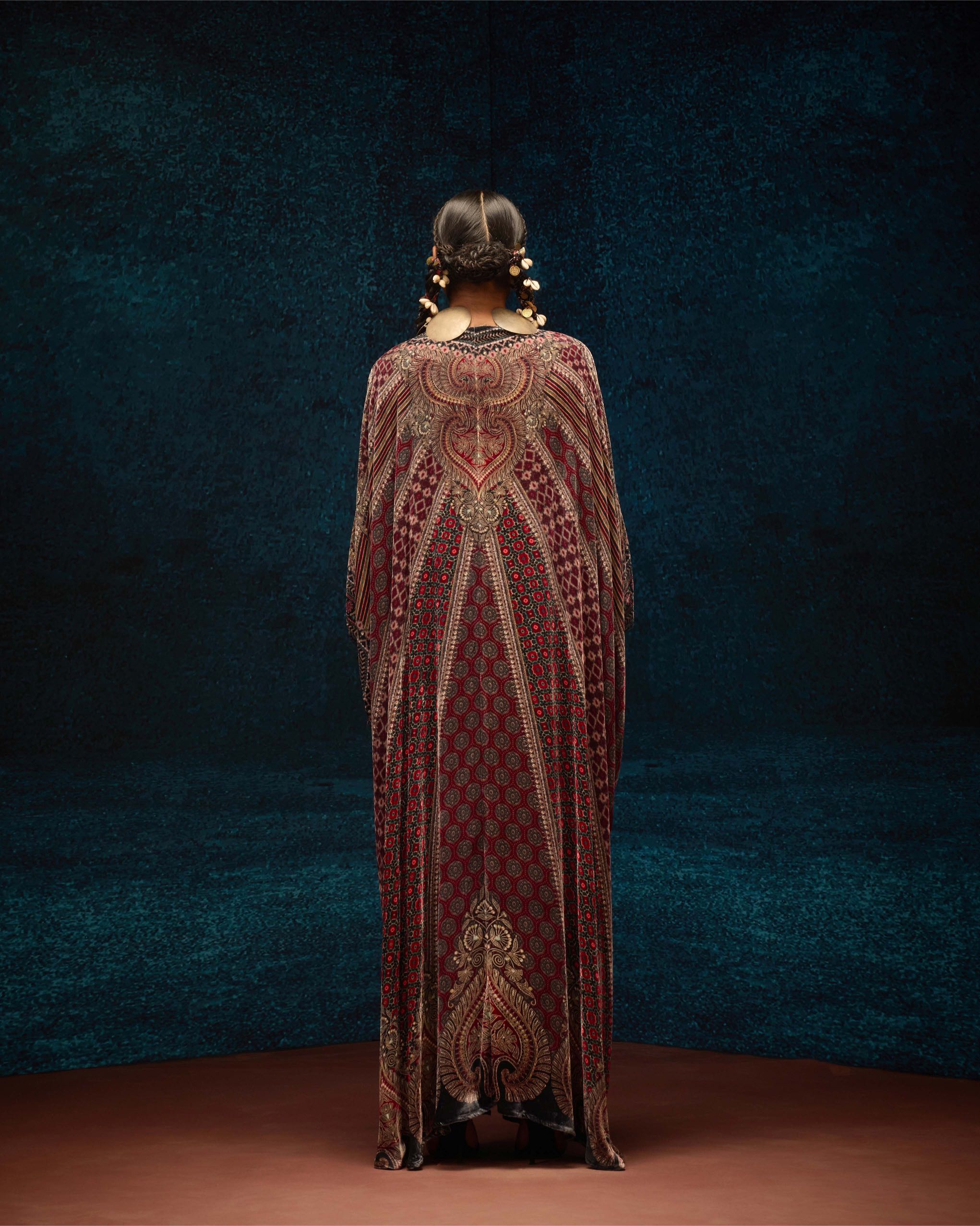 Ajrakh : Imama - Maroon