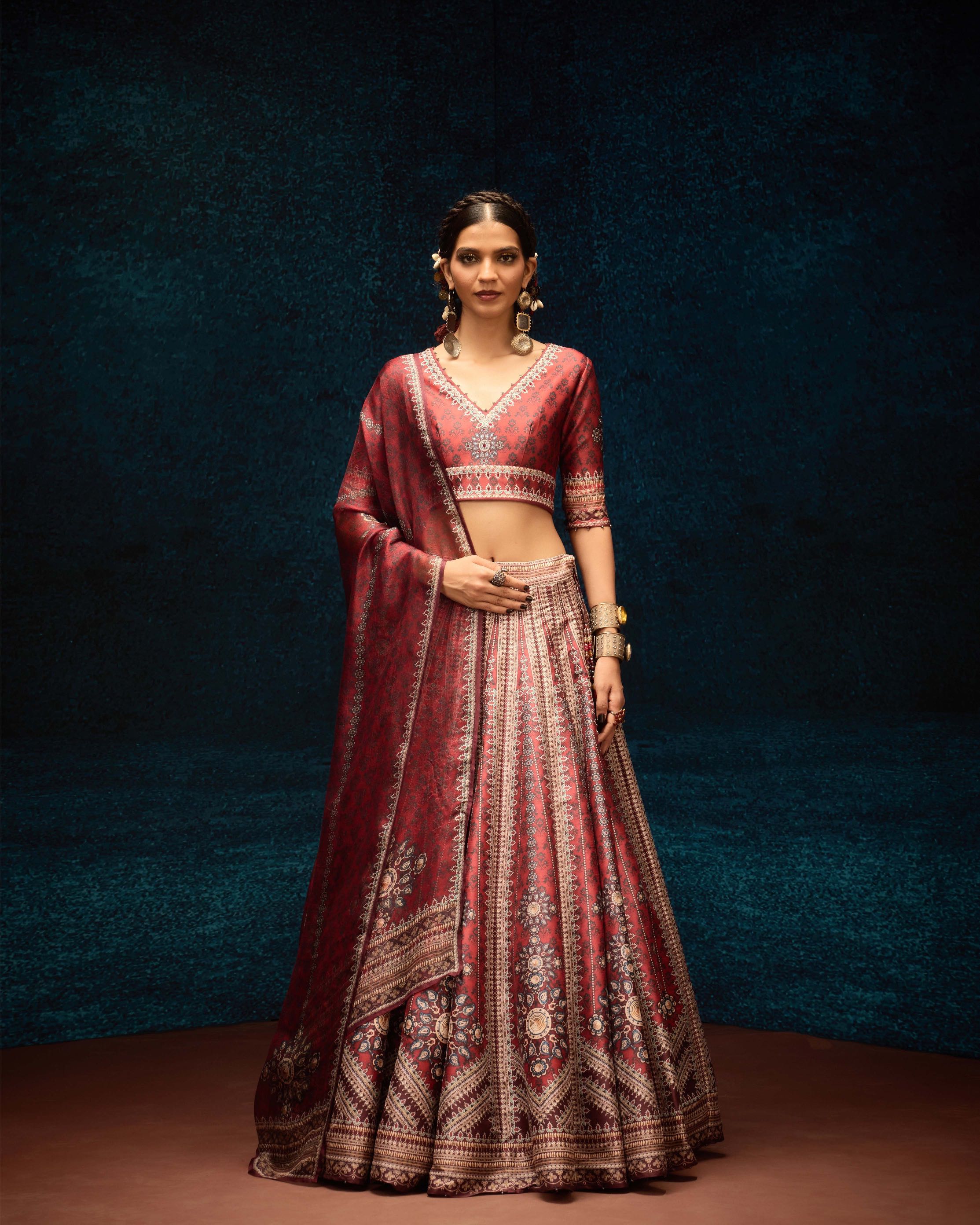 Ajrakh : Leela - Red