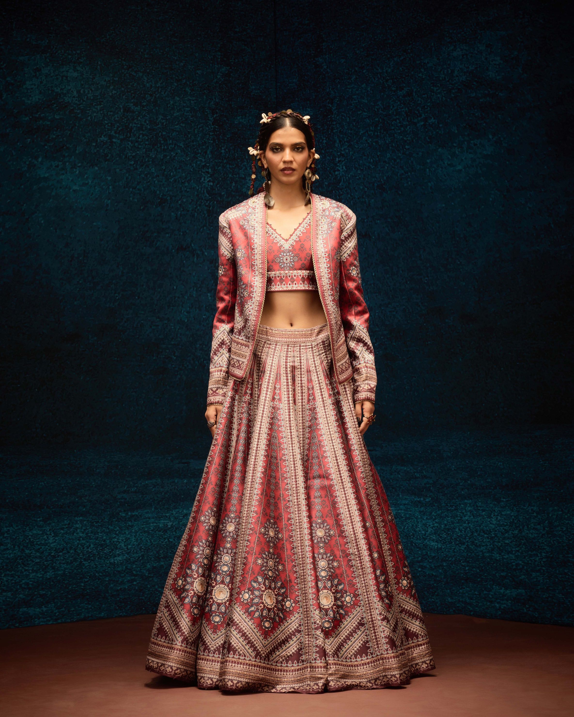Ajrakh : Lavisha Leela - Red