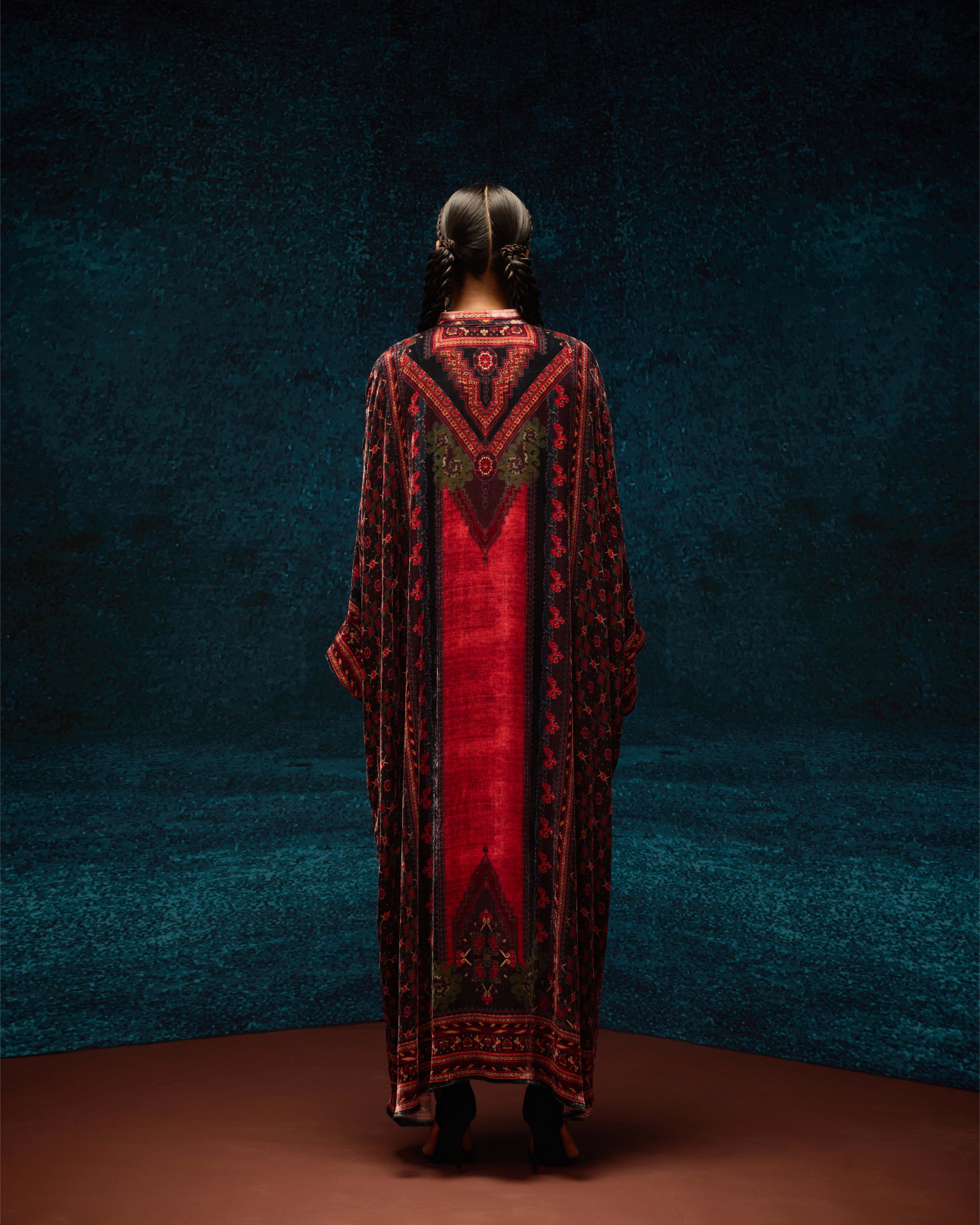 Ajrakh/Shiraz : Clarice - Red