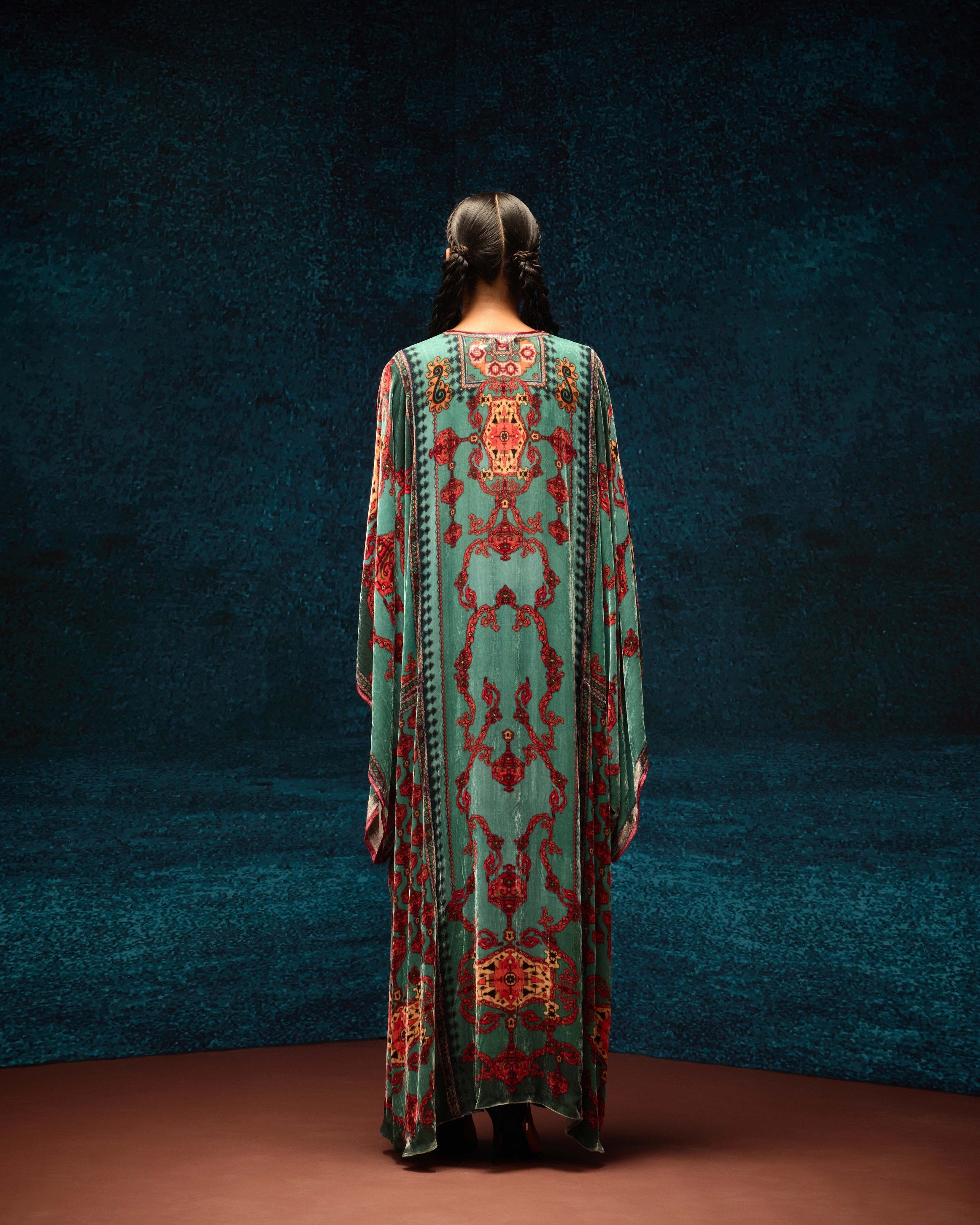 Ajrakh/Shiraz : Beatrice - Aqua