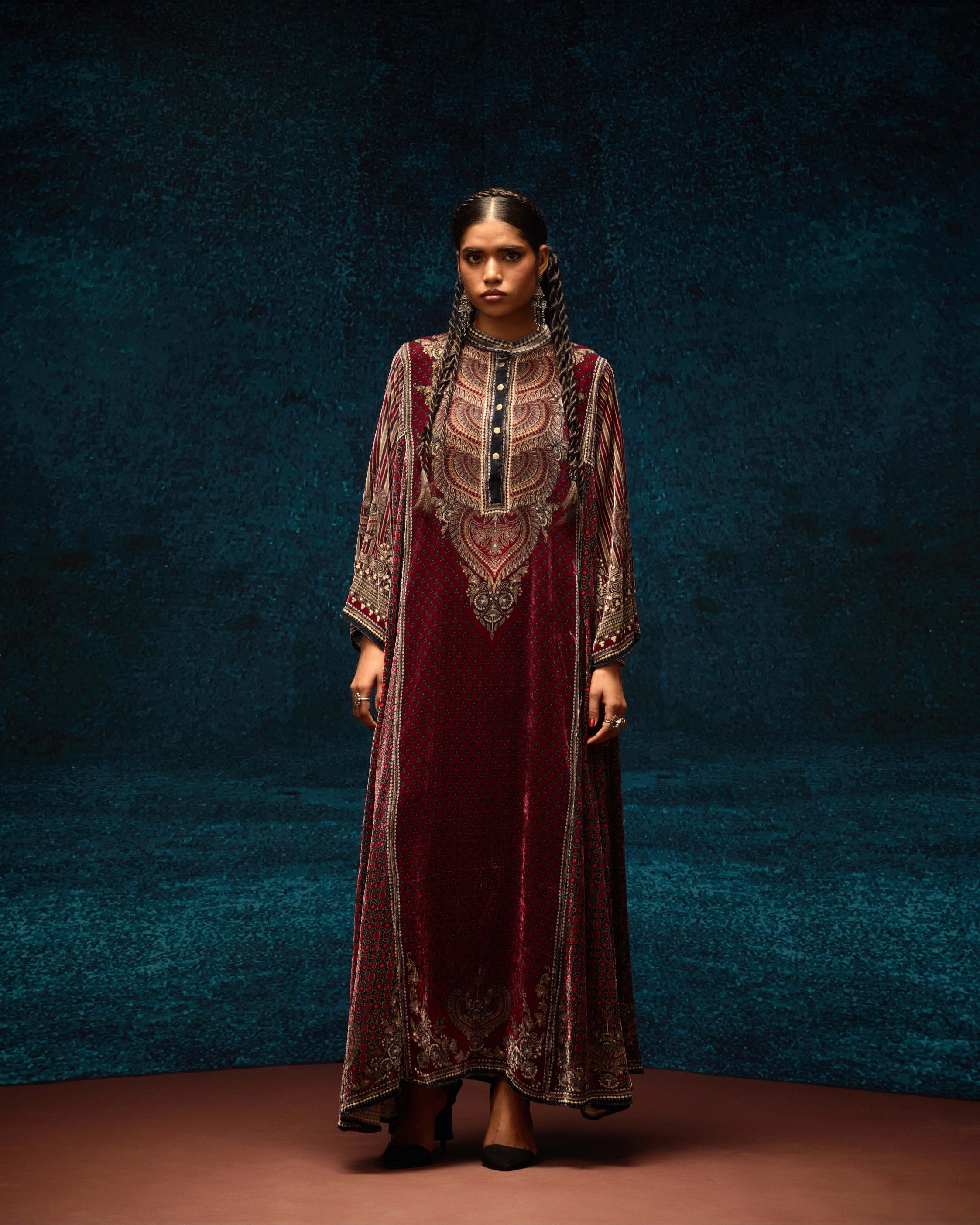 Ajrakh : Ghazala - Red