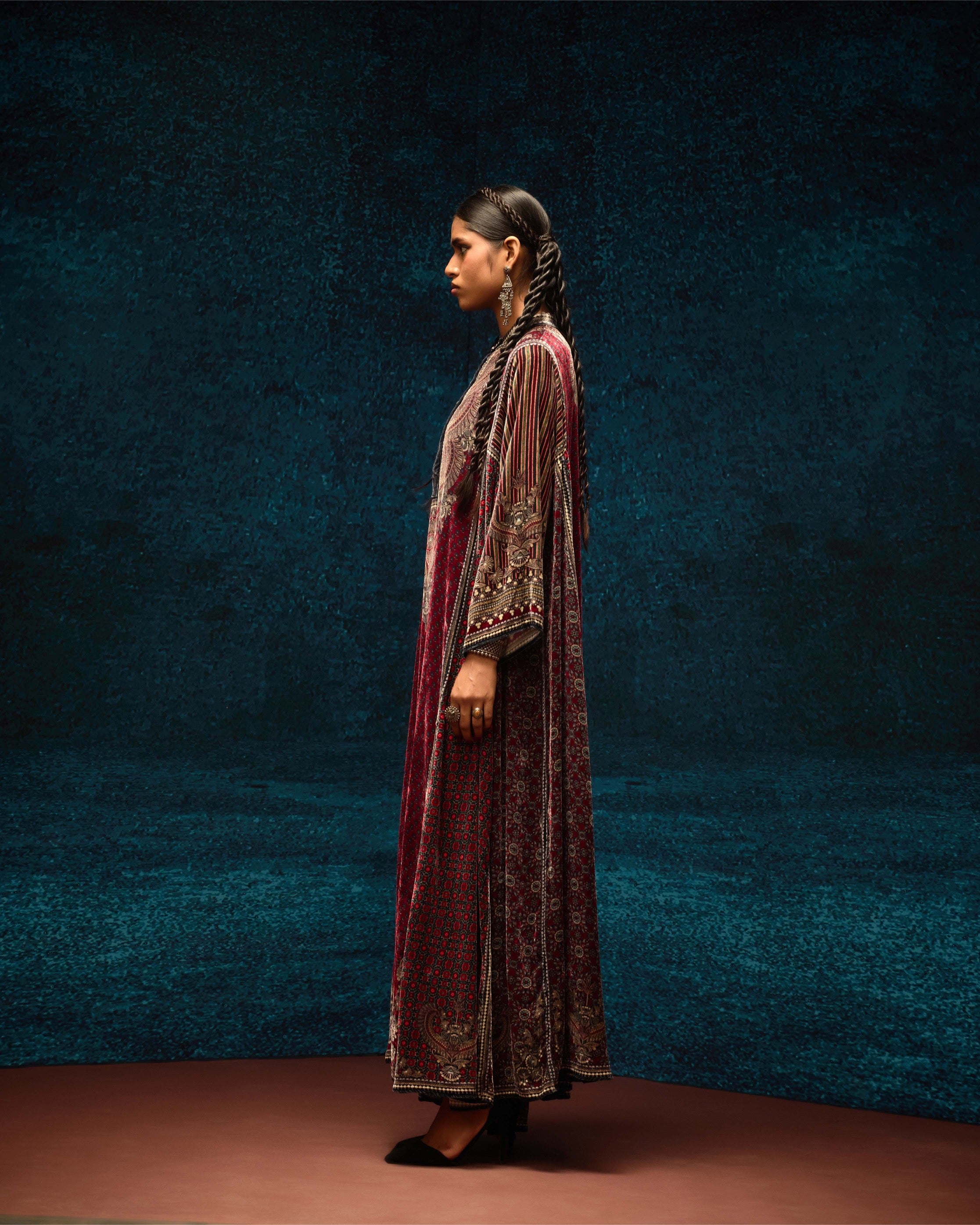 Ajrakh : Ghazala - Red