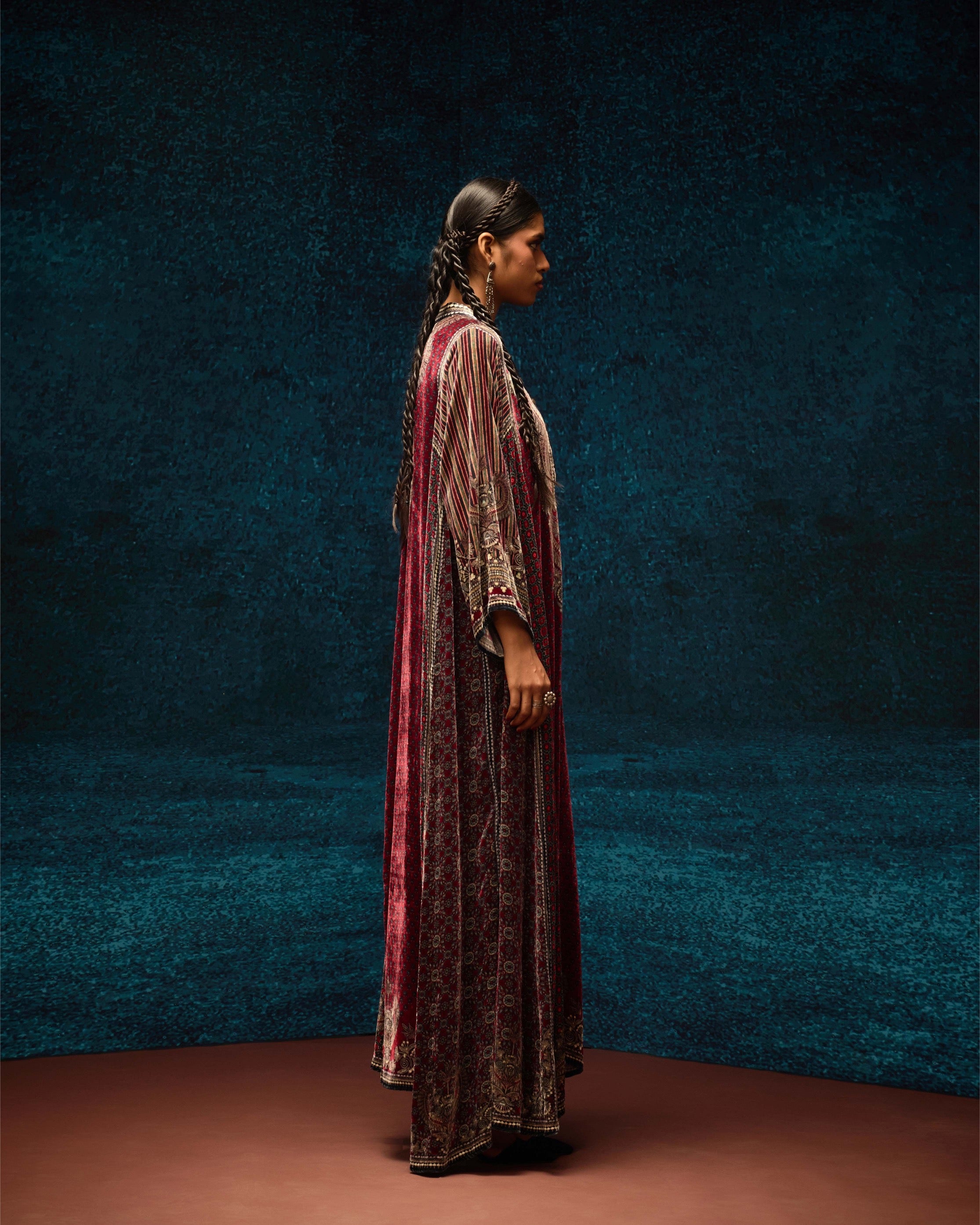 Ajrakh : Ghazala - Red