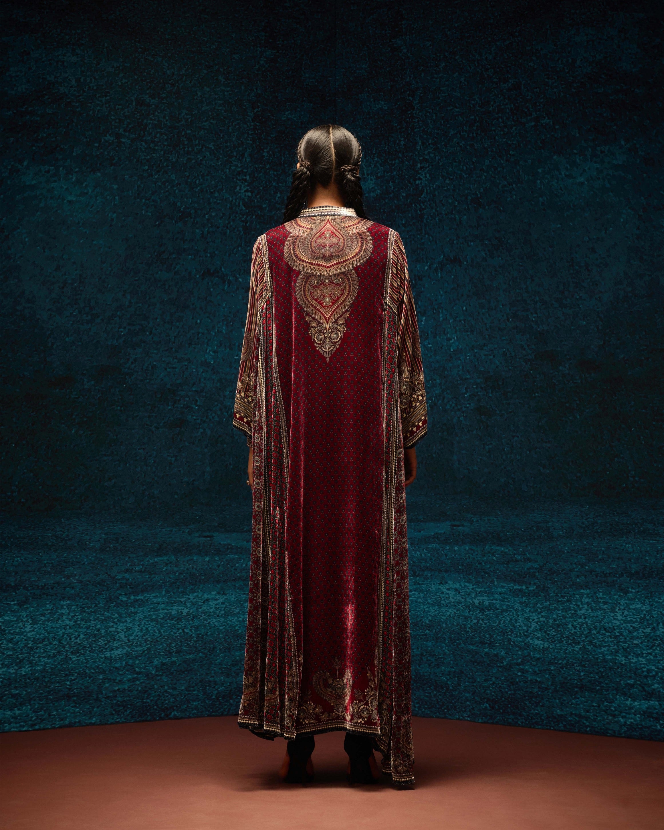 Ajrakh : Ghazala - Red