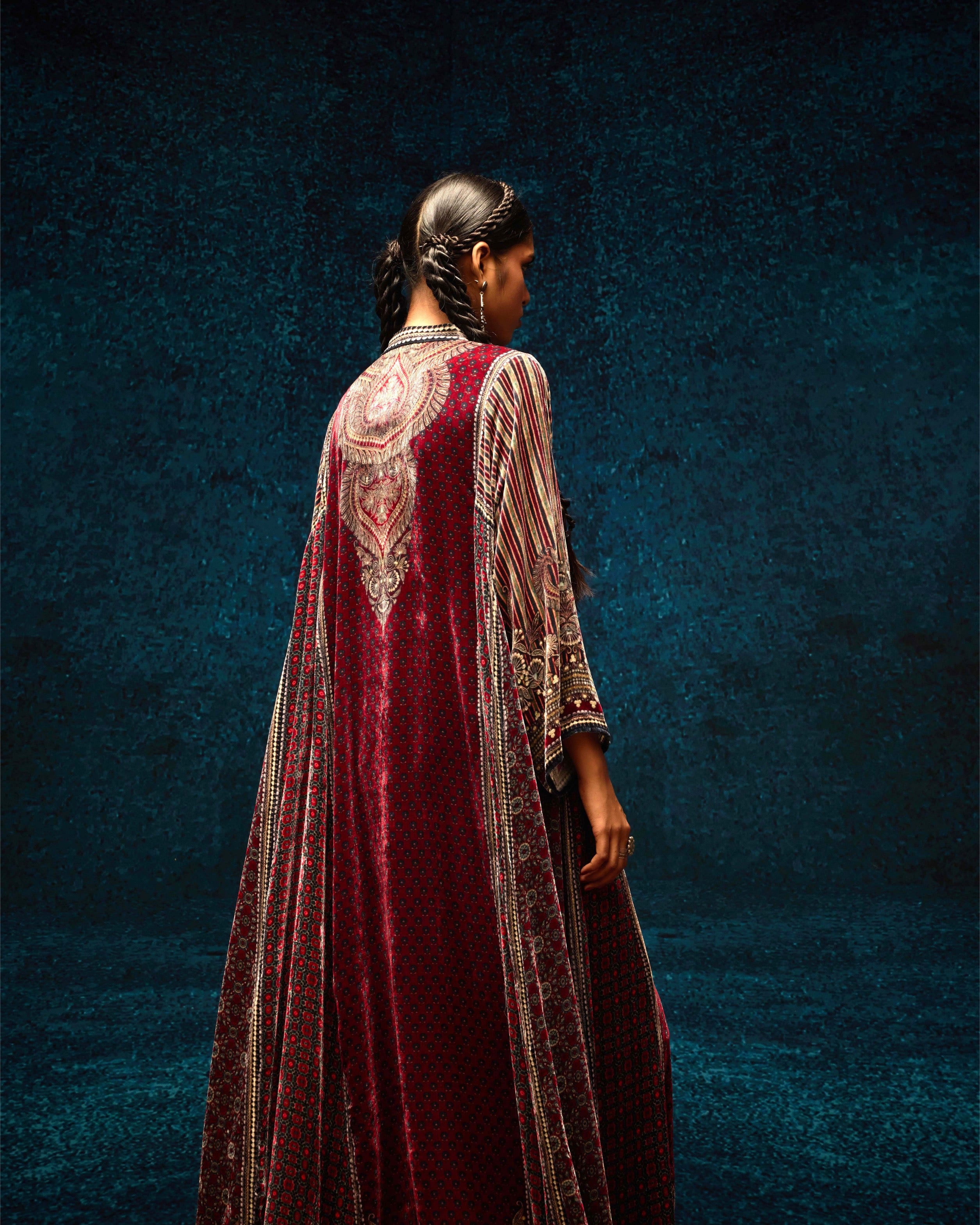 Ajrakh : Ghazala - Red