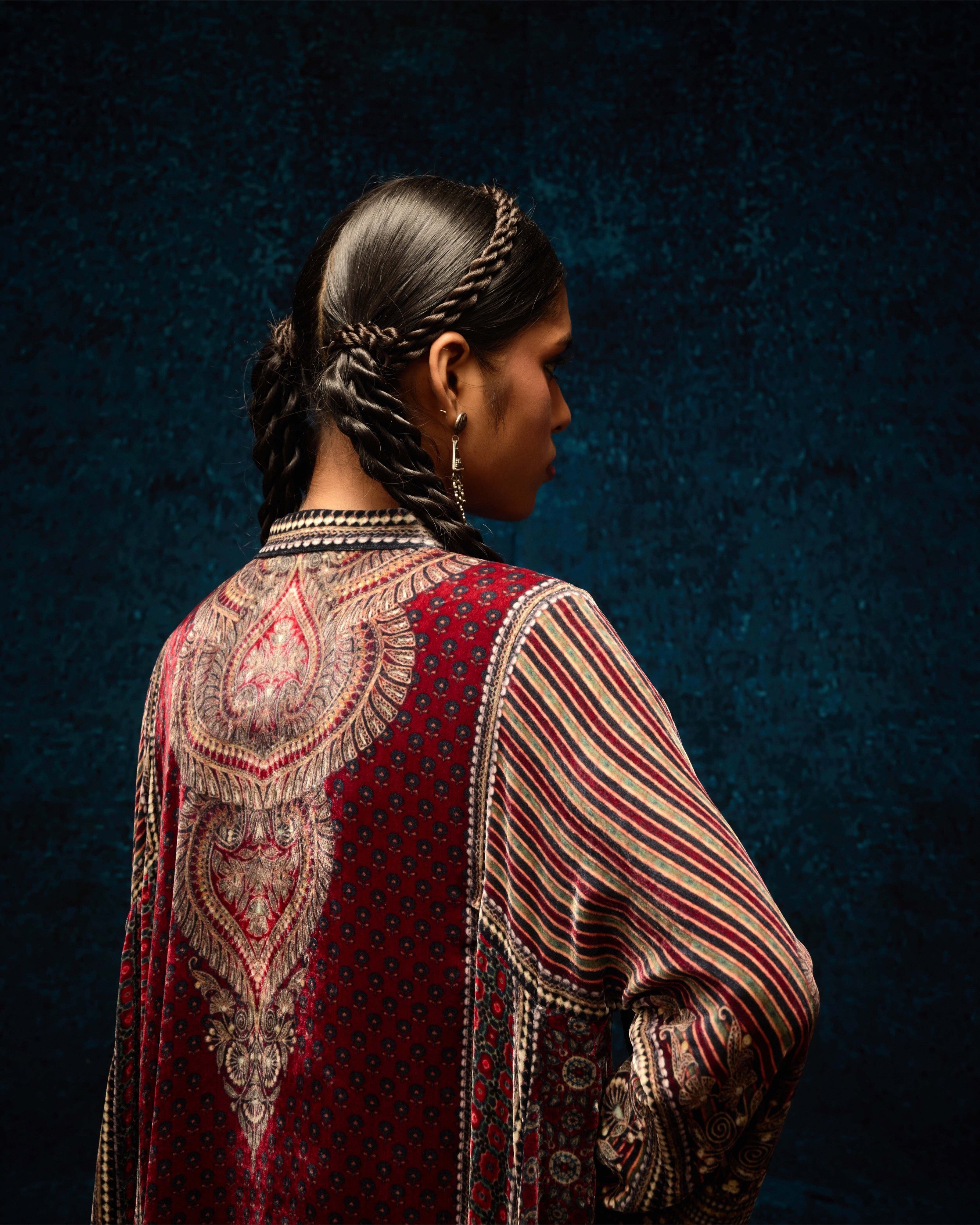 Ajrakh : Ghazala - Red