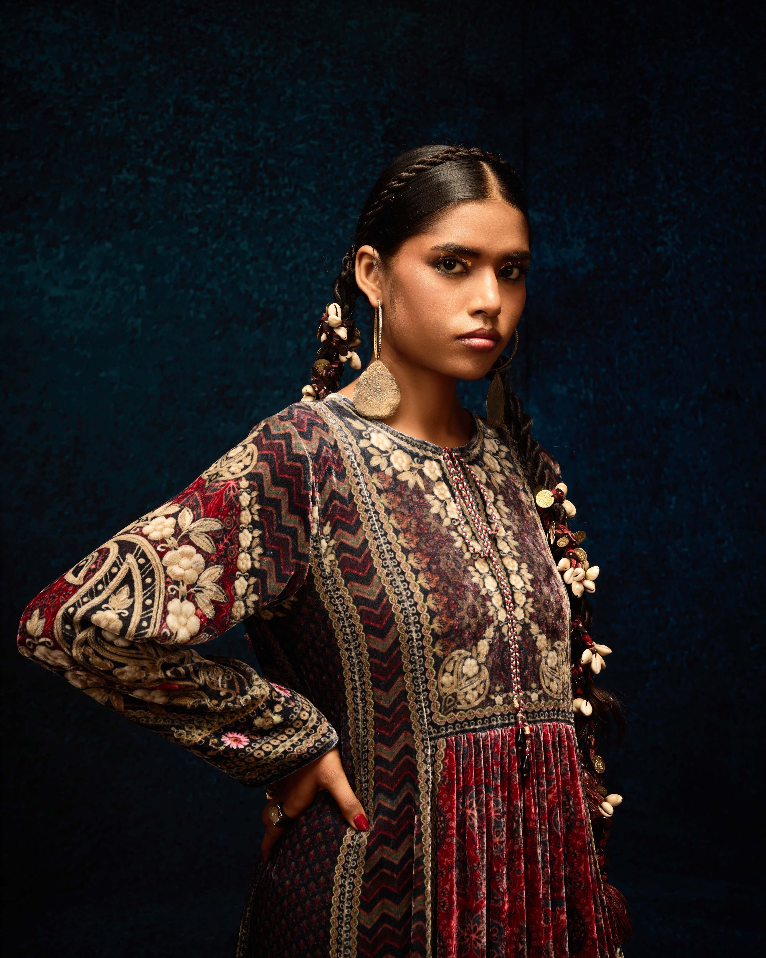 Ajrakh : Anisha -  Multi