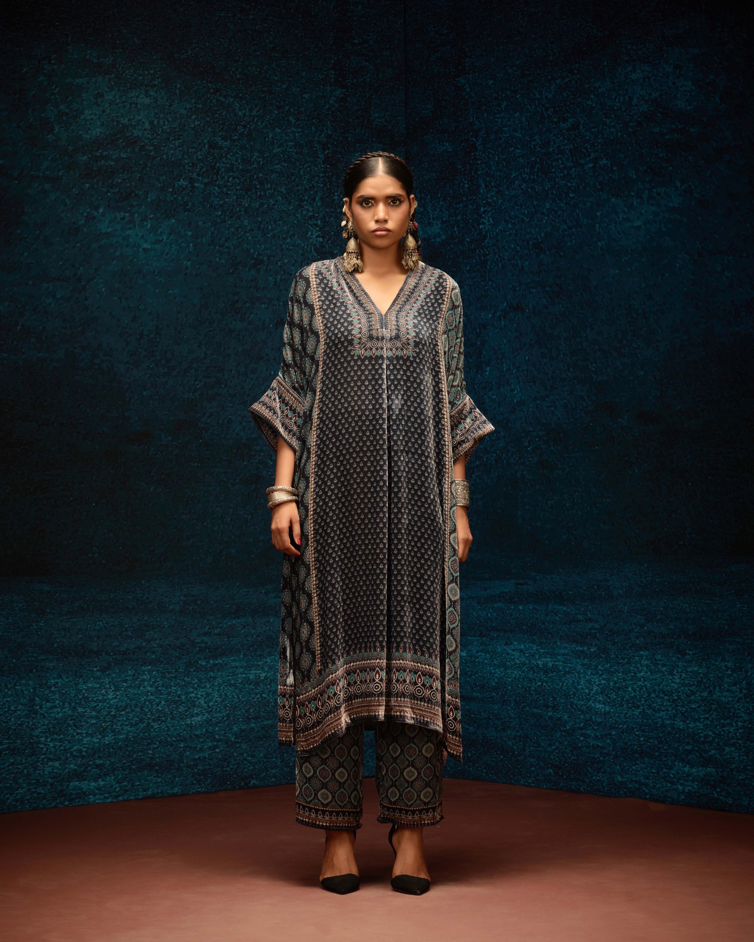 Ajrakh : Banera - Black