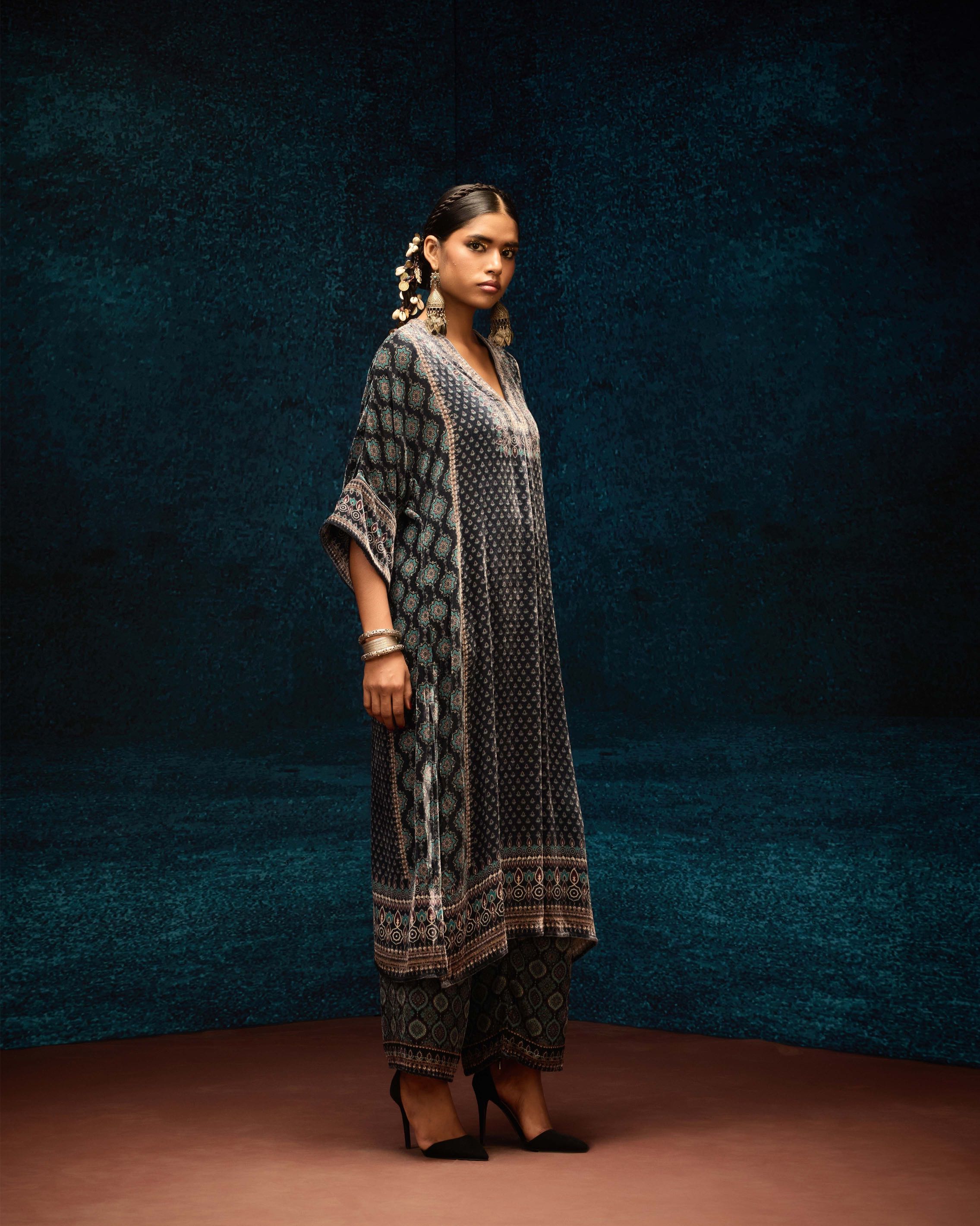 Ajrakh : Banera - Black