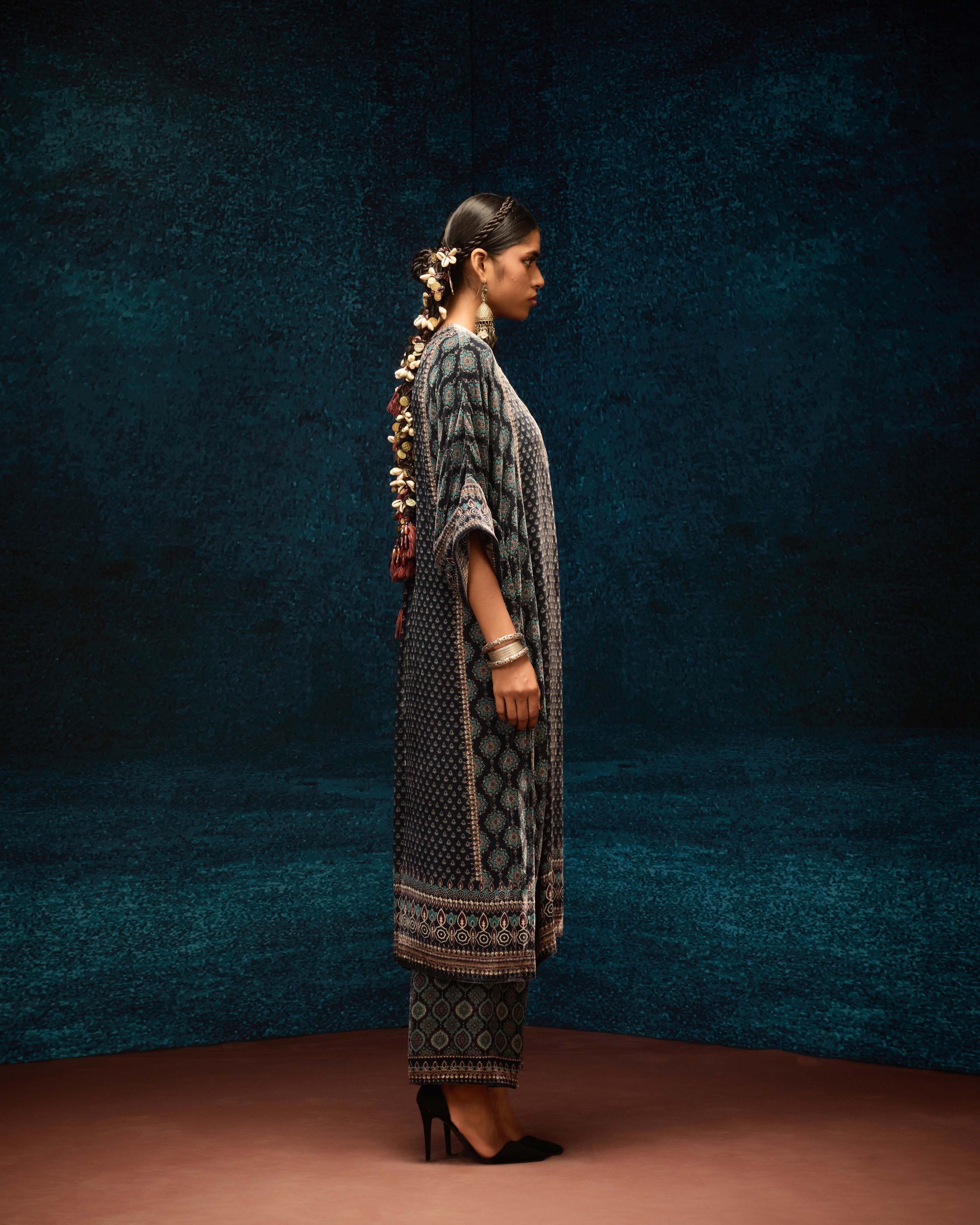 Ajrakh : Banera - Black