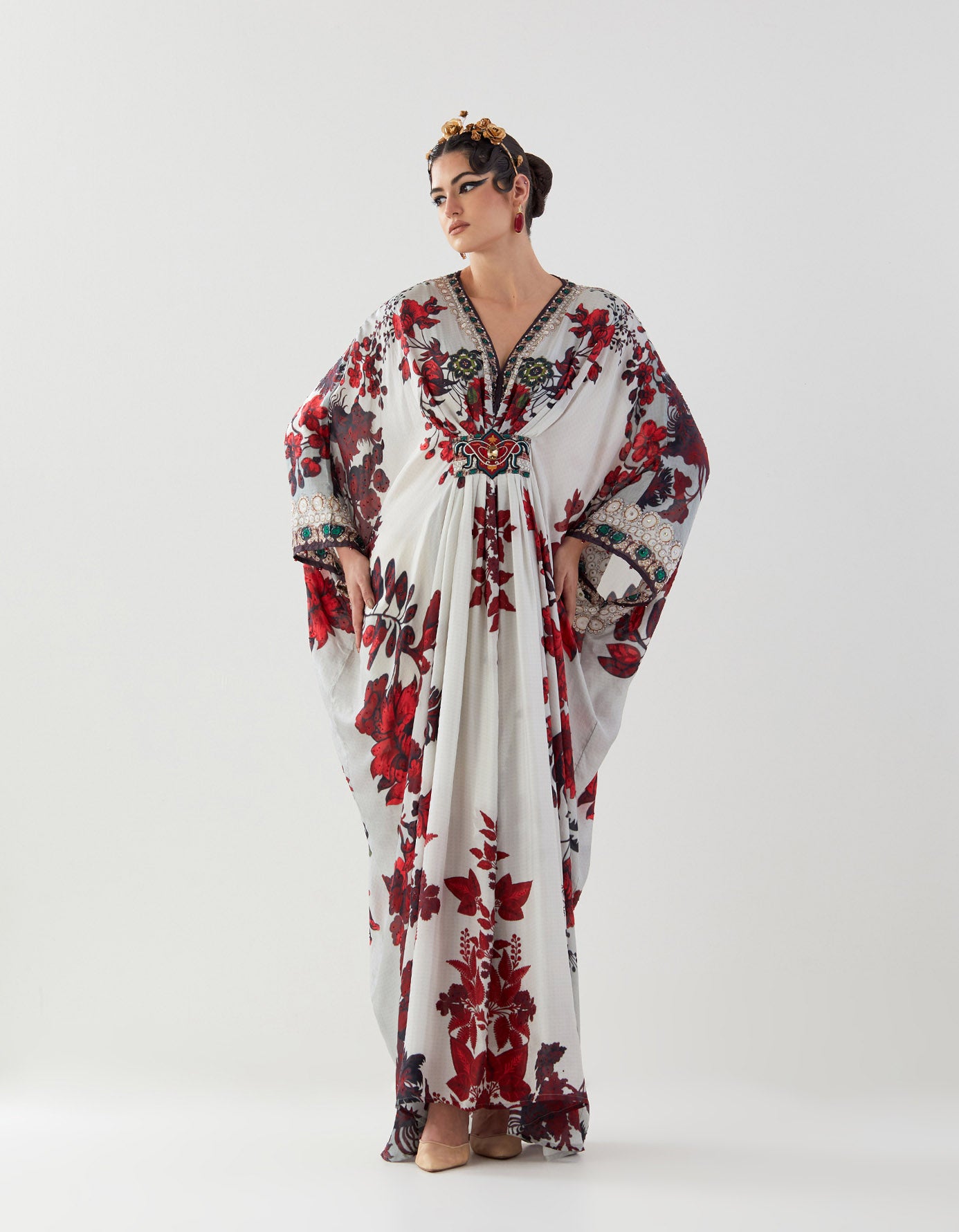 Nizam : Imama - Ivory/Red