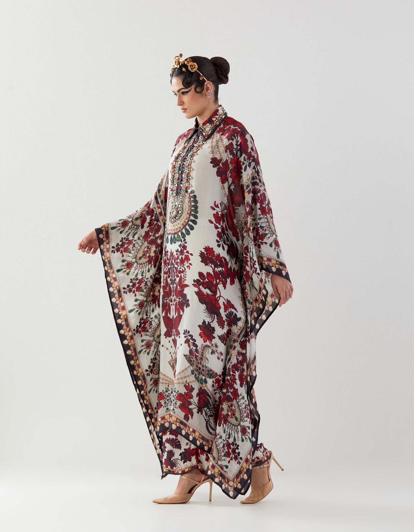 Nizam : Sharifa - Ivory/Red