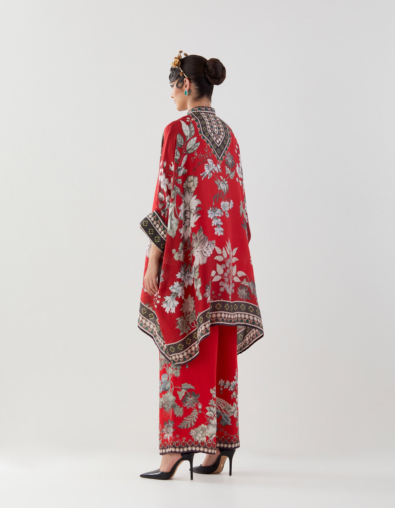 Nizam : Chanel 36" - Red/Slate