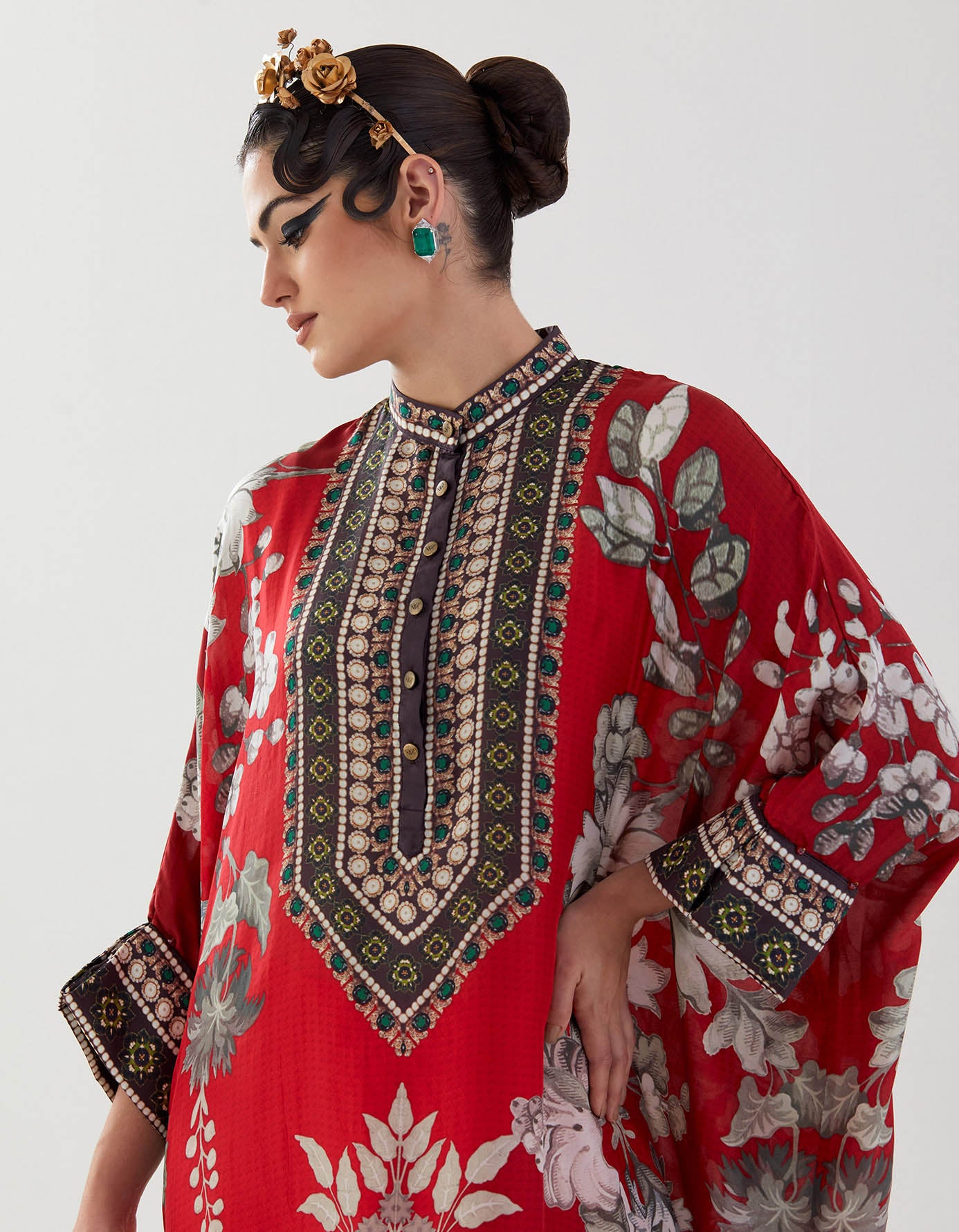 Nizam : Chanel 36" - Red/Slate