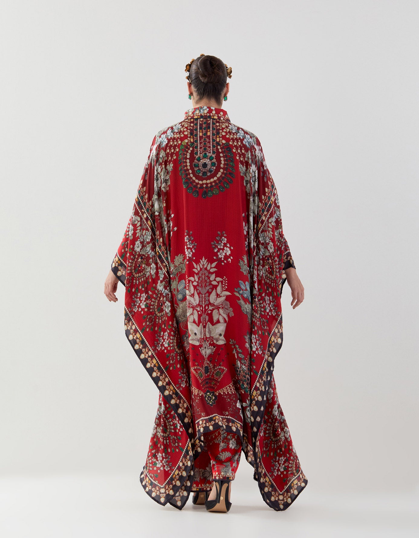 Nizam : Sharifa - Red/Slate