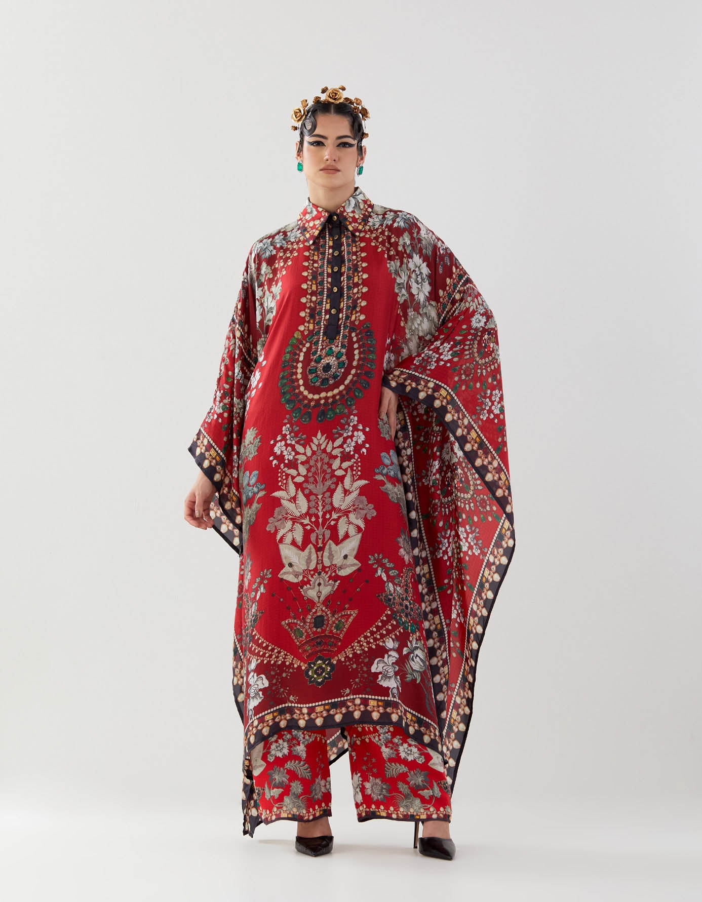 Nizam : Sharifa - Red/Slate