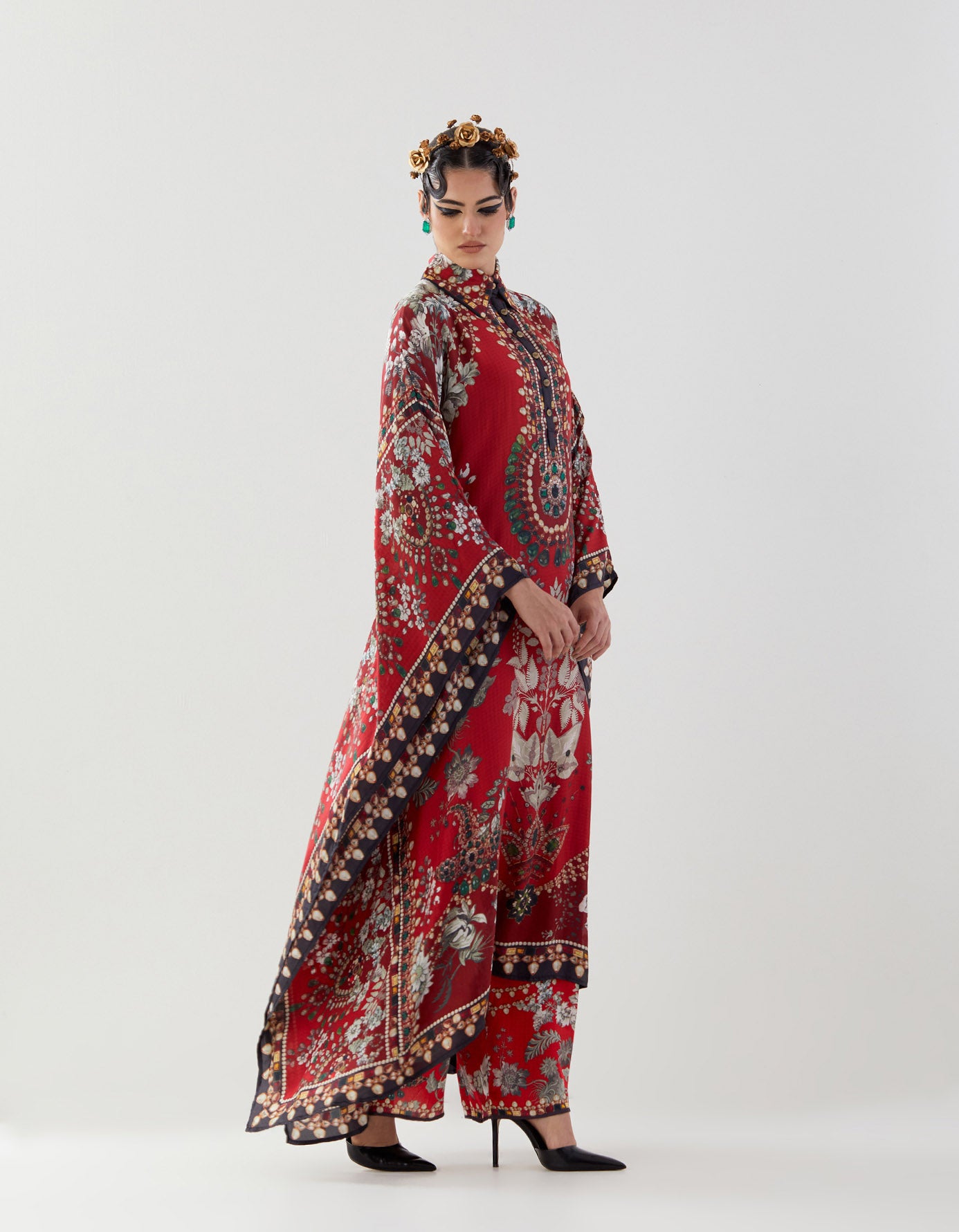 Nizam : Sharifa - Red/Slate