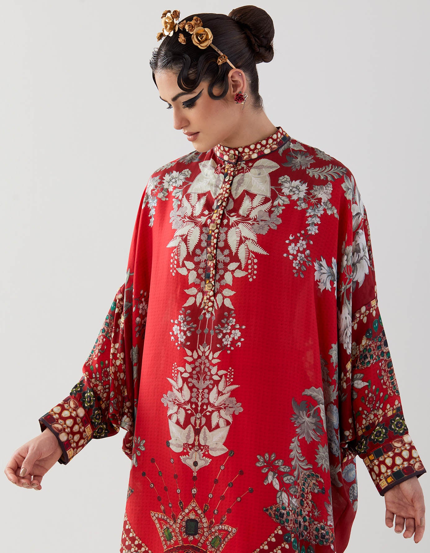 Nizam : Mabel - Red/Slate
