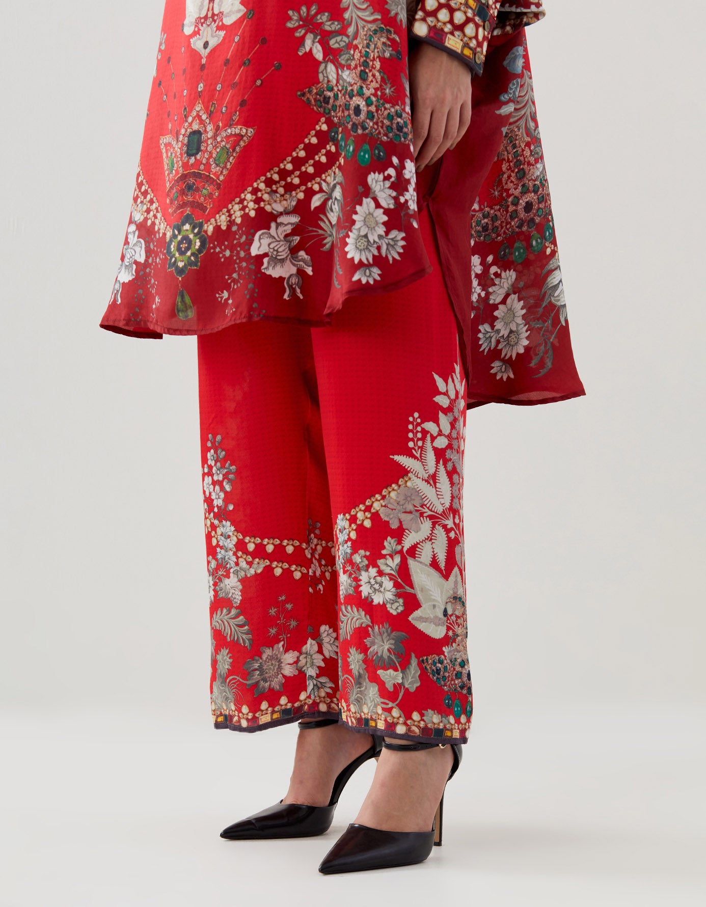 Nizam : Mabel - Red/Slate