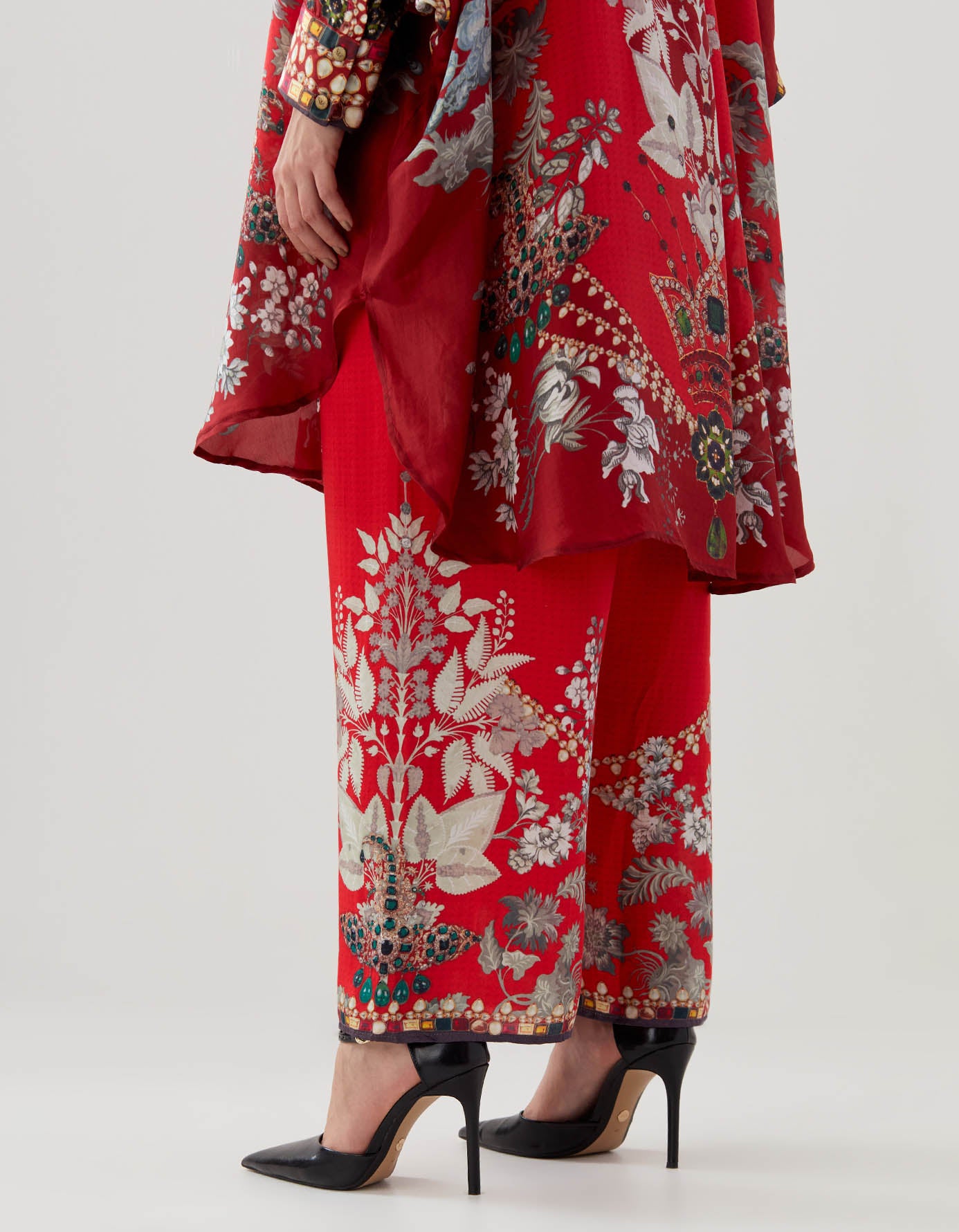 Nizam : Mabel - Red/Slate