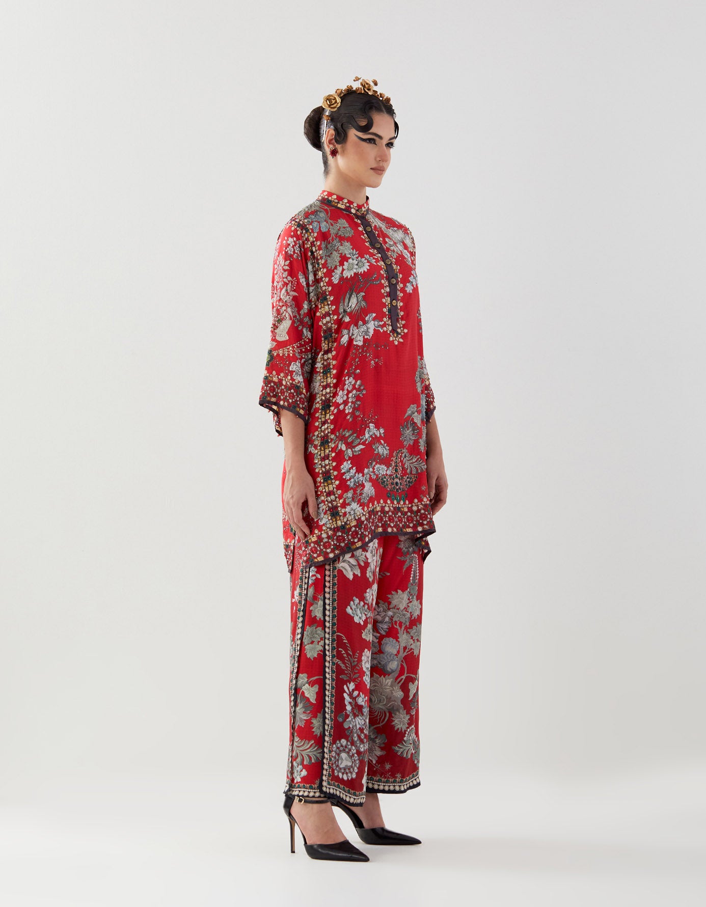 Nizam : Ghazal/Gloria - Red/Slate