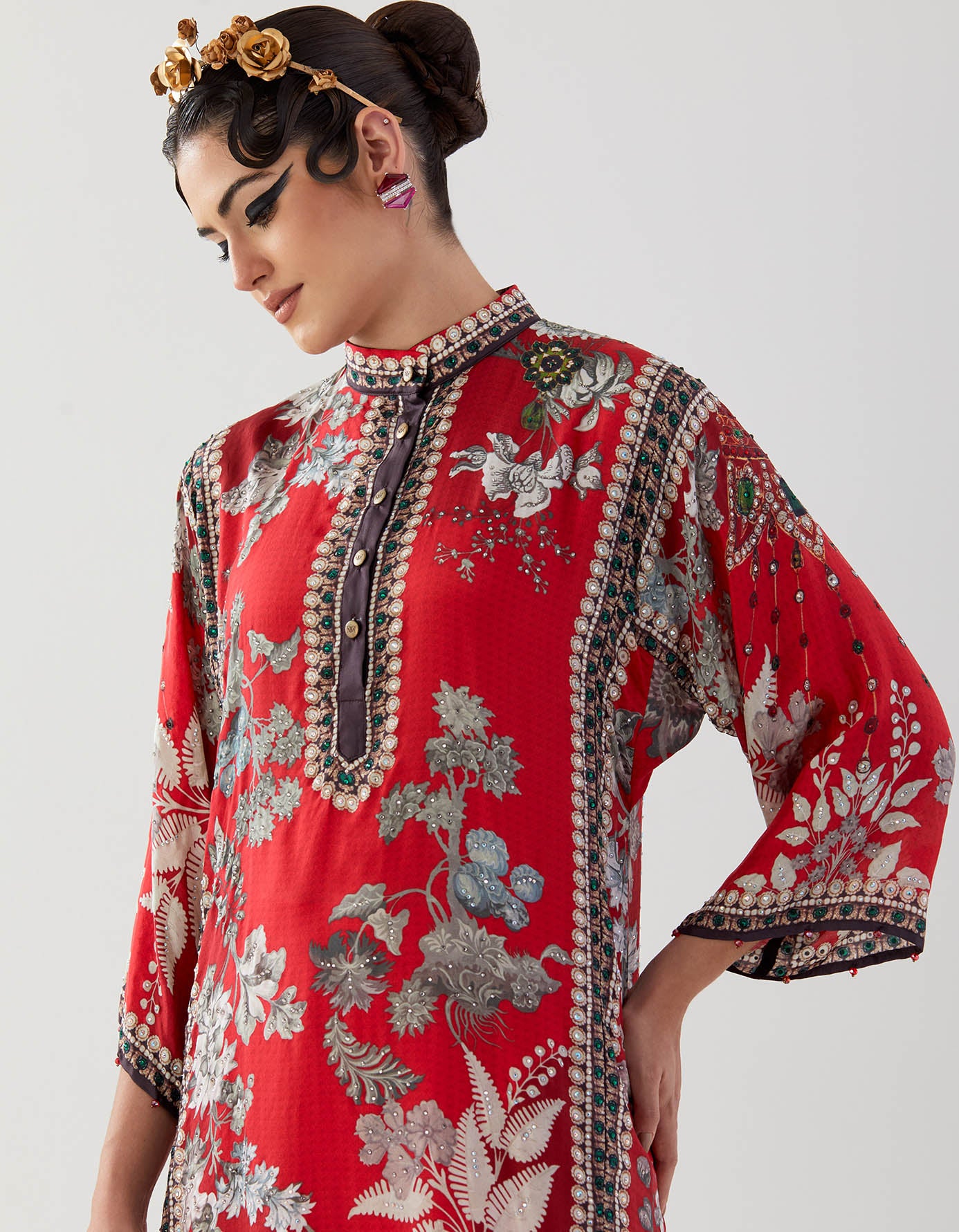 Nizam : Ghazala - Red/Slate