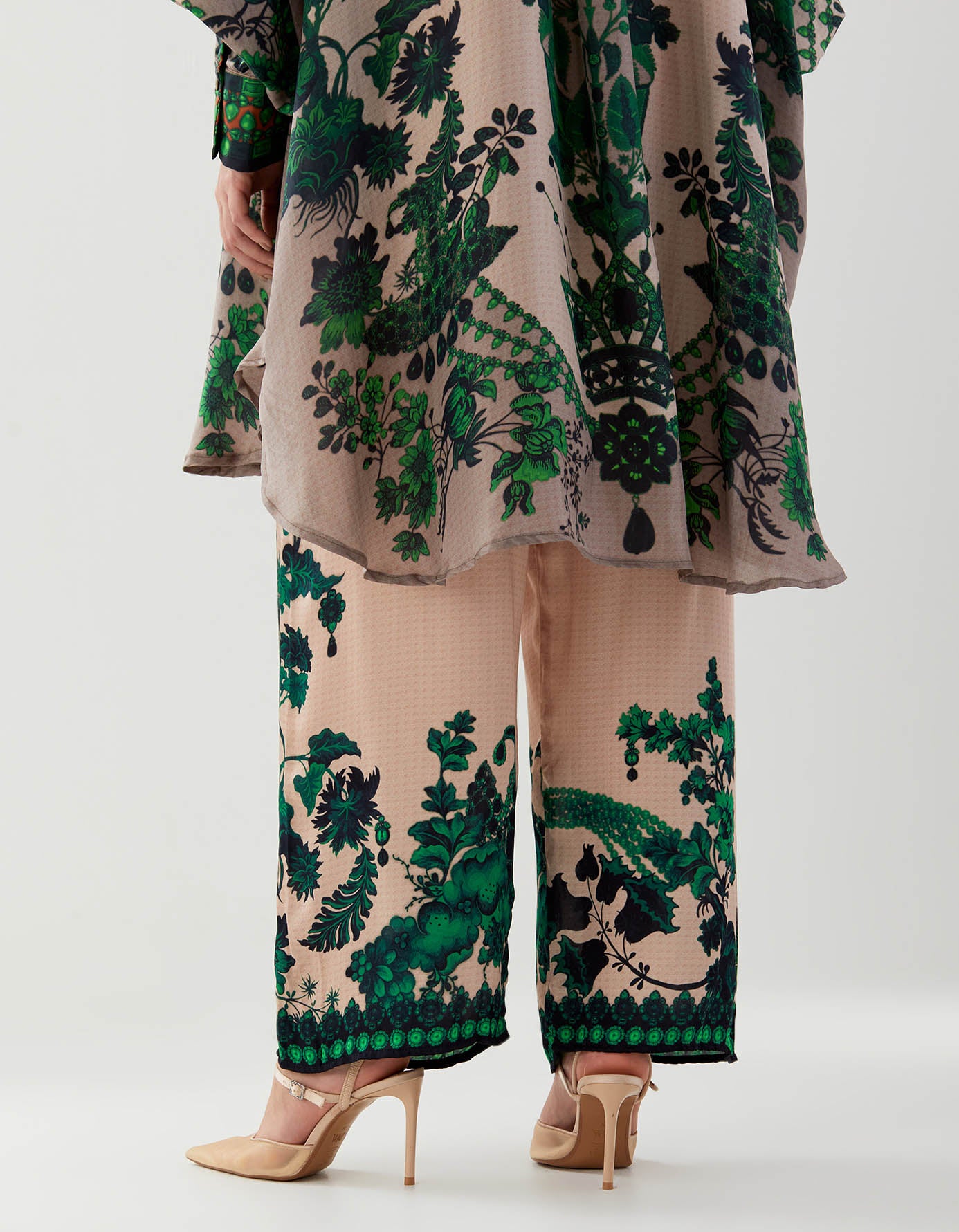 Nizam : Mabel - Nude/Emerald