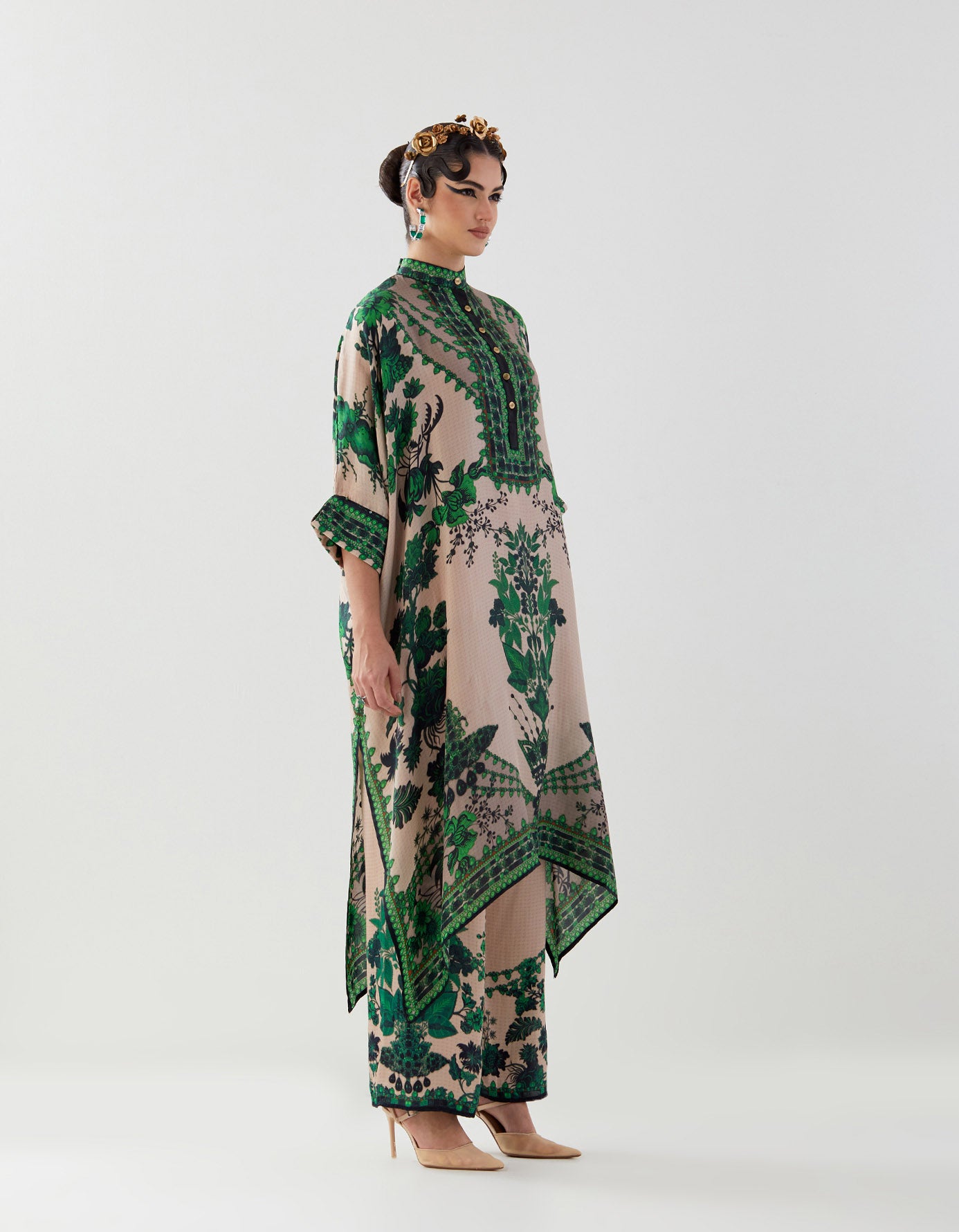 Nizam : Chantelle - Nude/Emerald