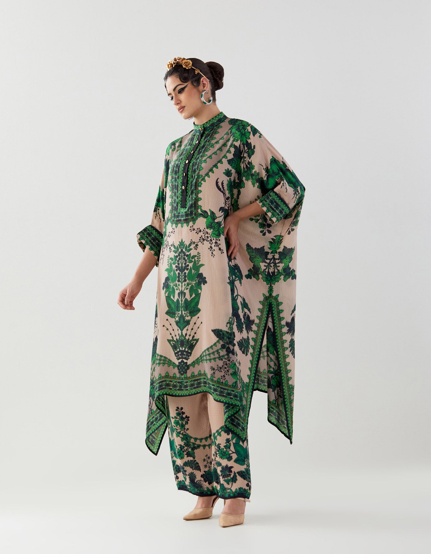 Nizam : Chantelle - Nude/Emerald