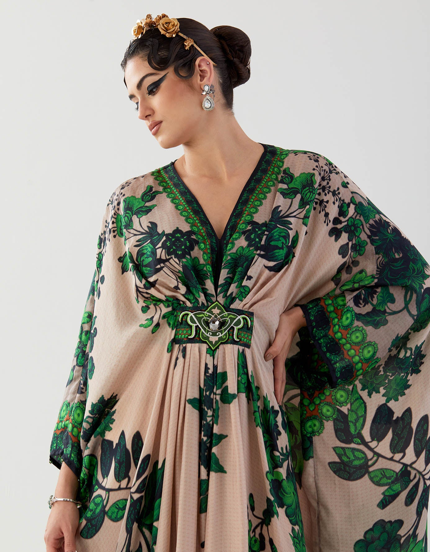 Nizam : Imama - Nude/Emerald