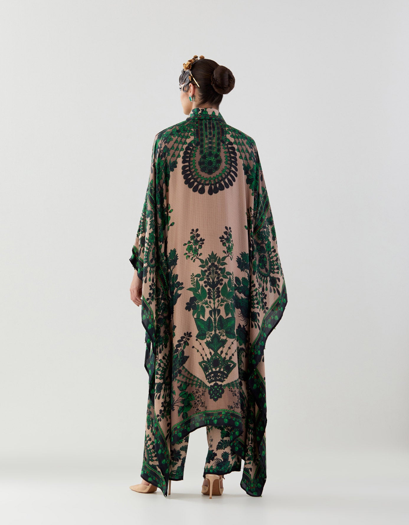 Nizam : Sharifa - Nude/Emerald