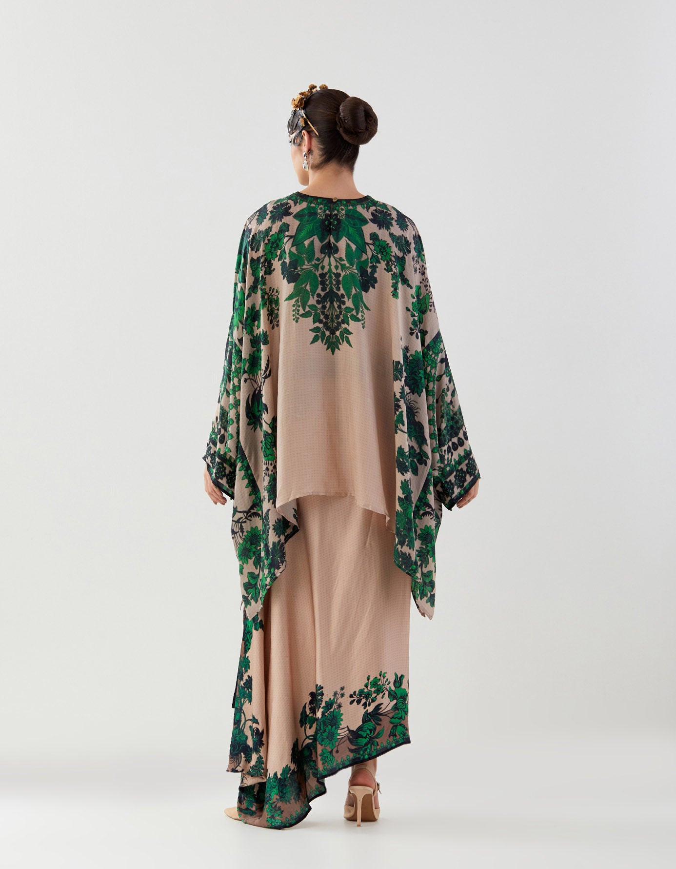 Nizam : Insha - Nude/Emerald