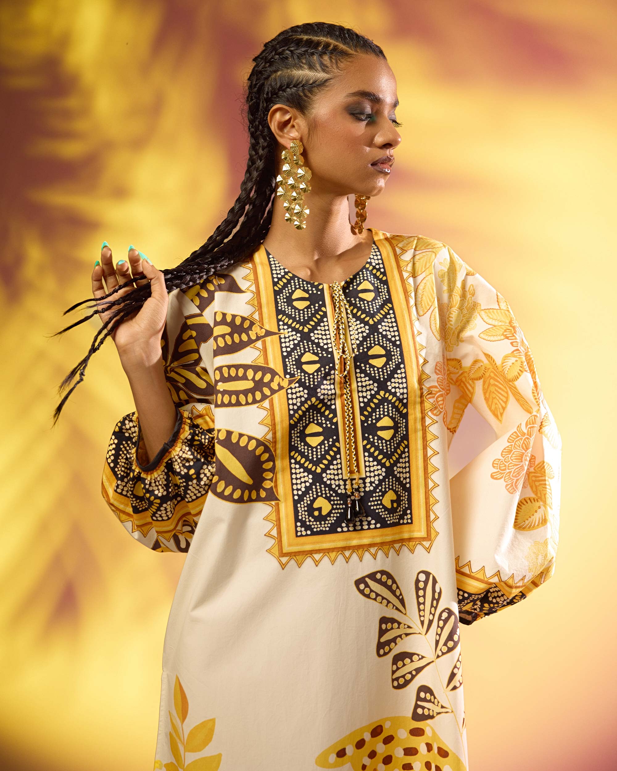 Jamaica : Zarah - Ivory/Yellow