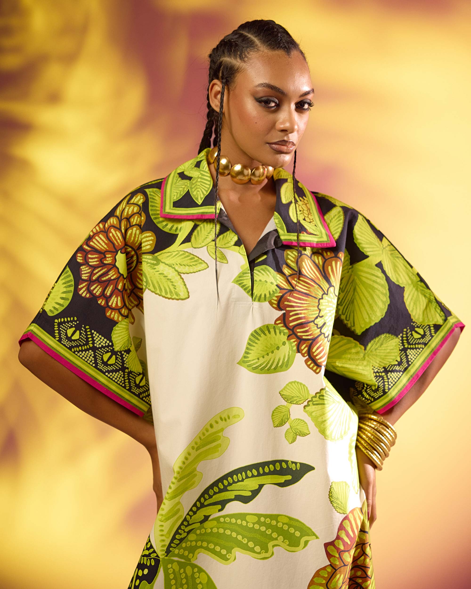 Jamaica : Zarah - Ivory/Lime