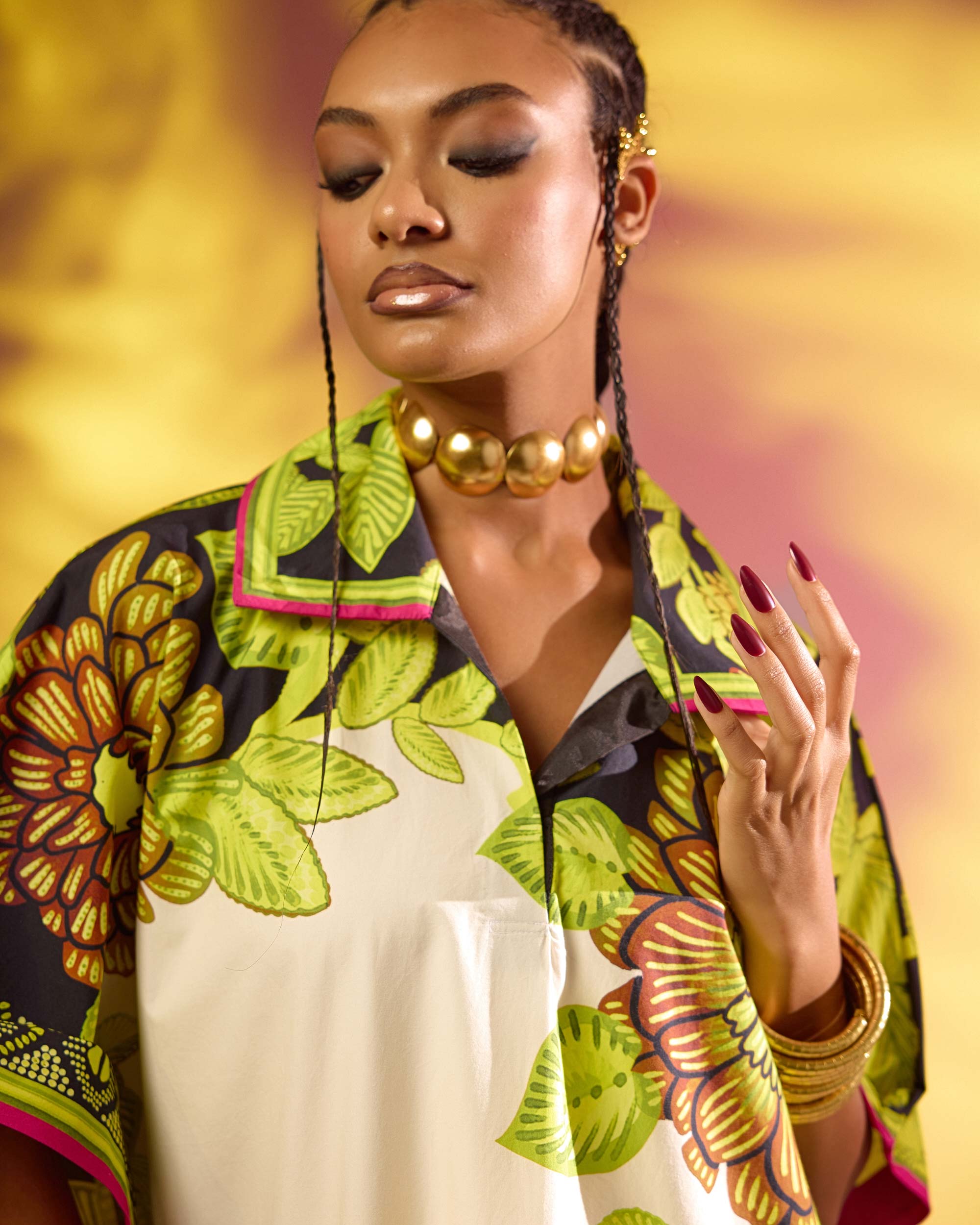 Jamaica : Zarah - Ivory/Lime