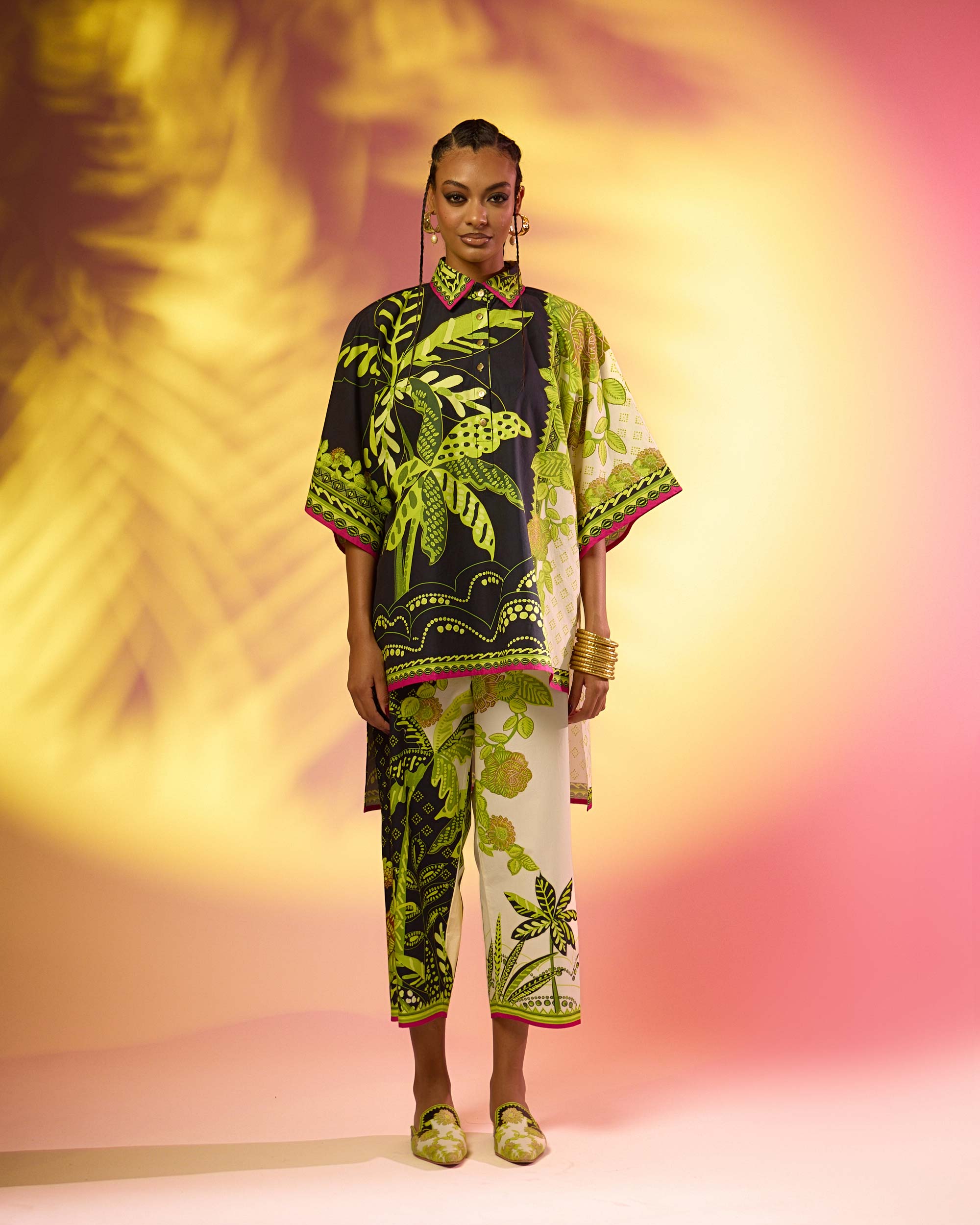 Jamaica : Nadia - Black/Lime