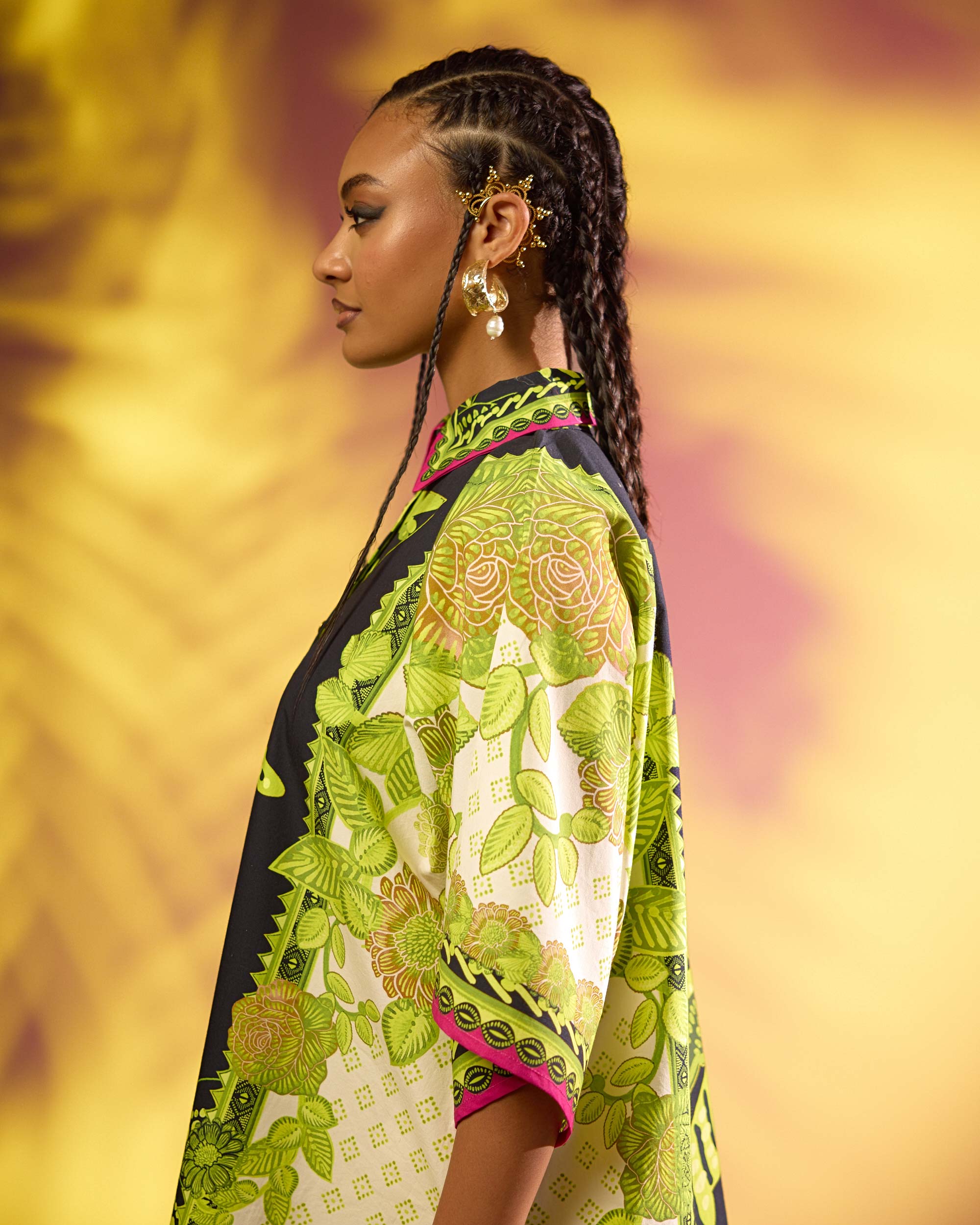 Jamaica : Nadia - Black/Lime