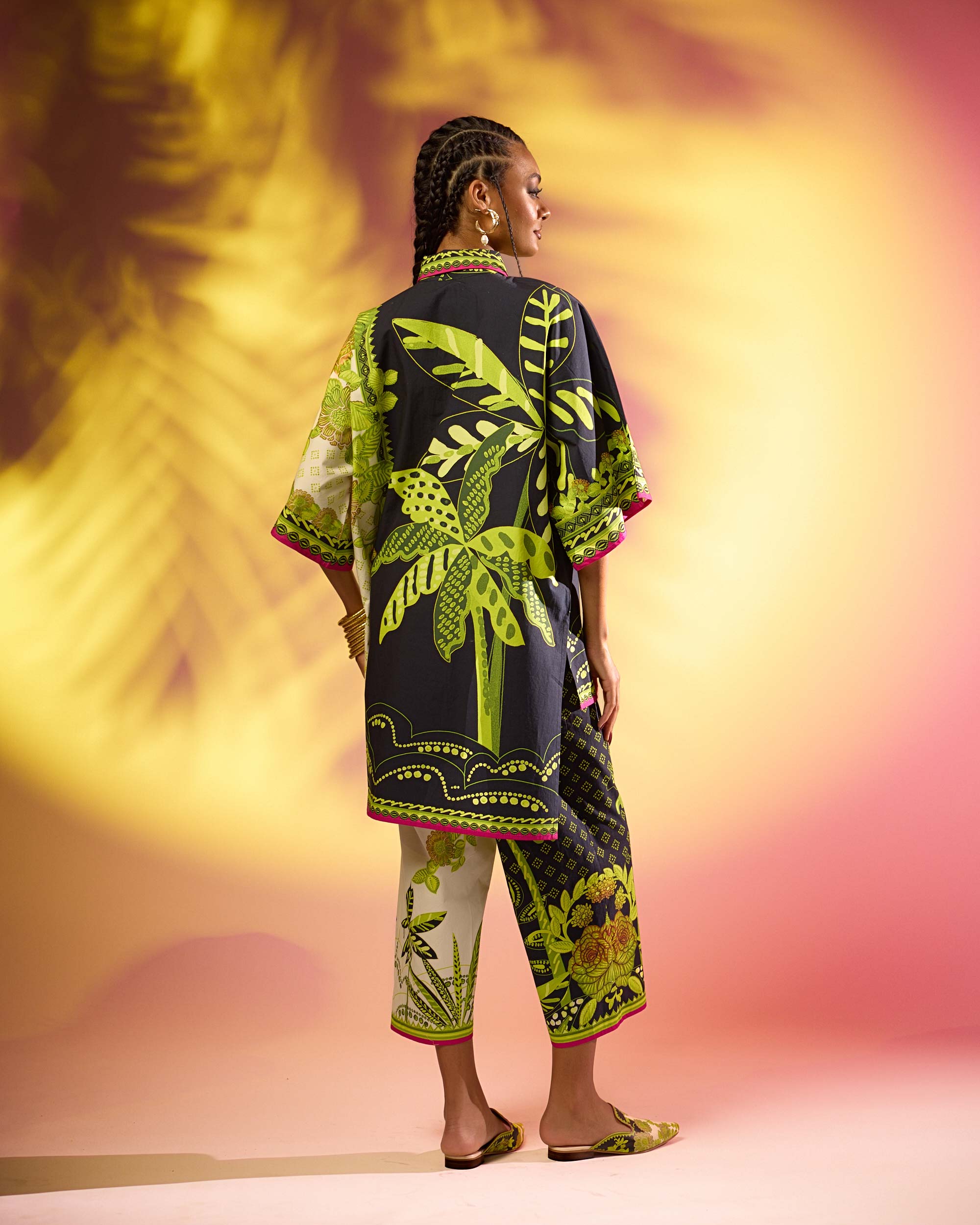 Jamaica : Nadia - Black/Lime