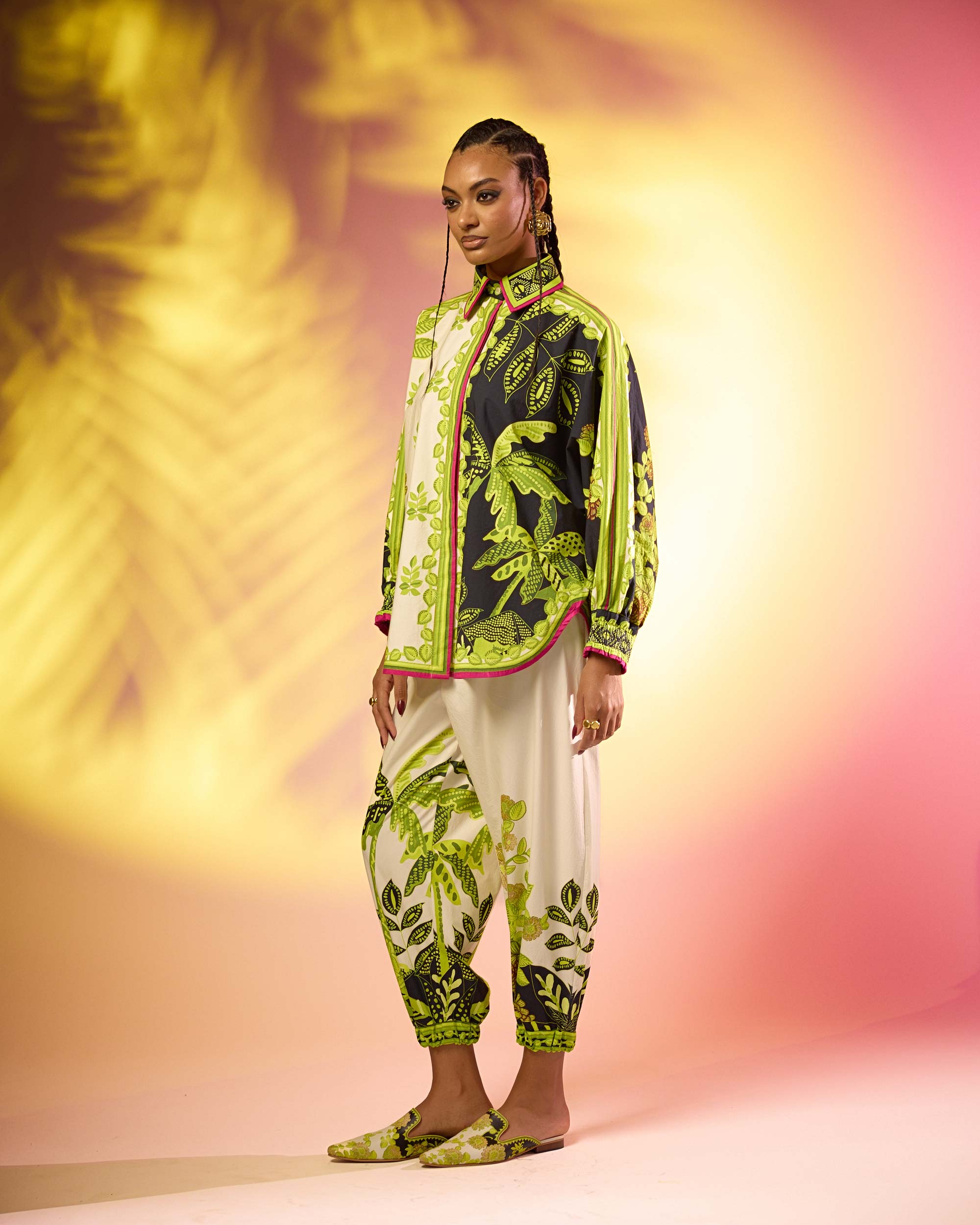 Jamaica : Faiza - Ivory/Lime