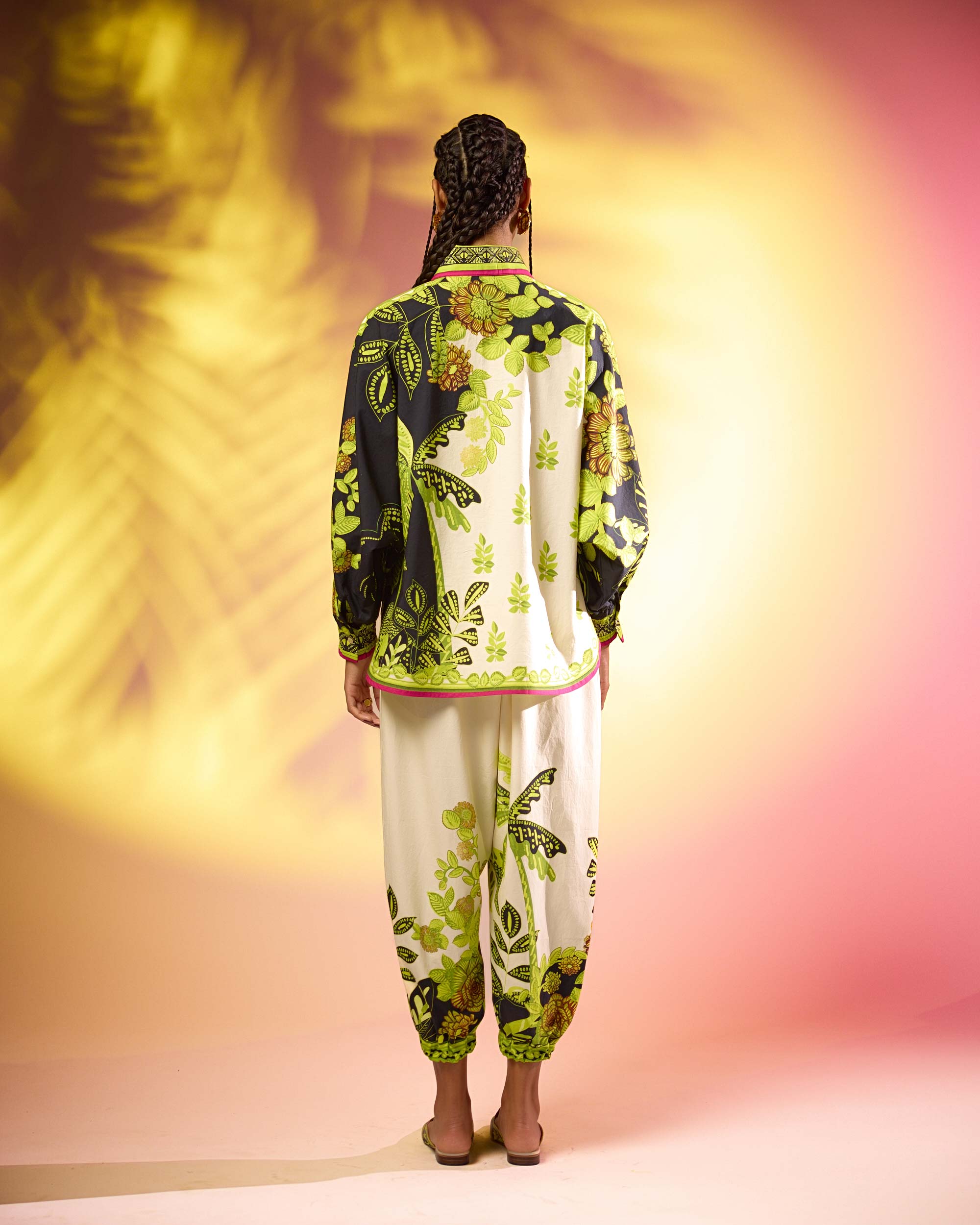 Jamaica : Faiza - Ivory/Lime