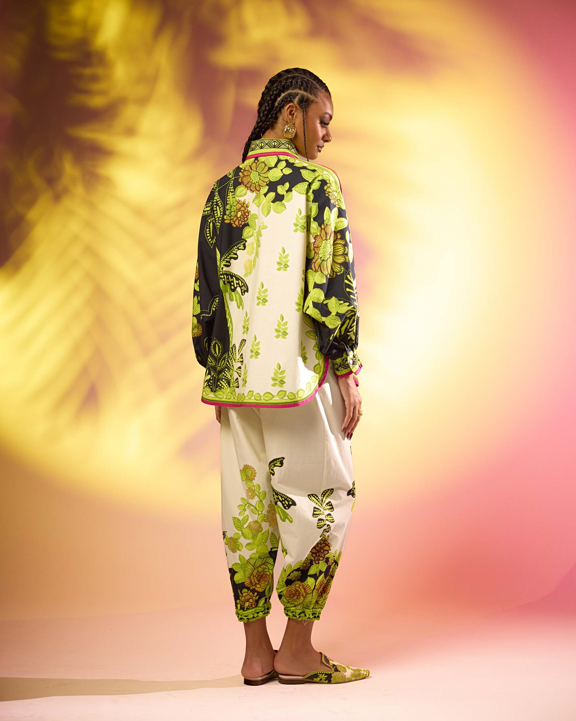 Jamaica : Faiza - Ivory/Lime