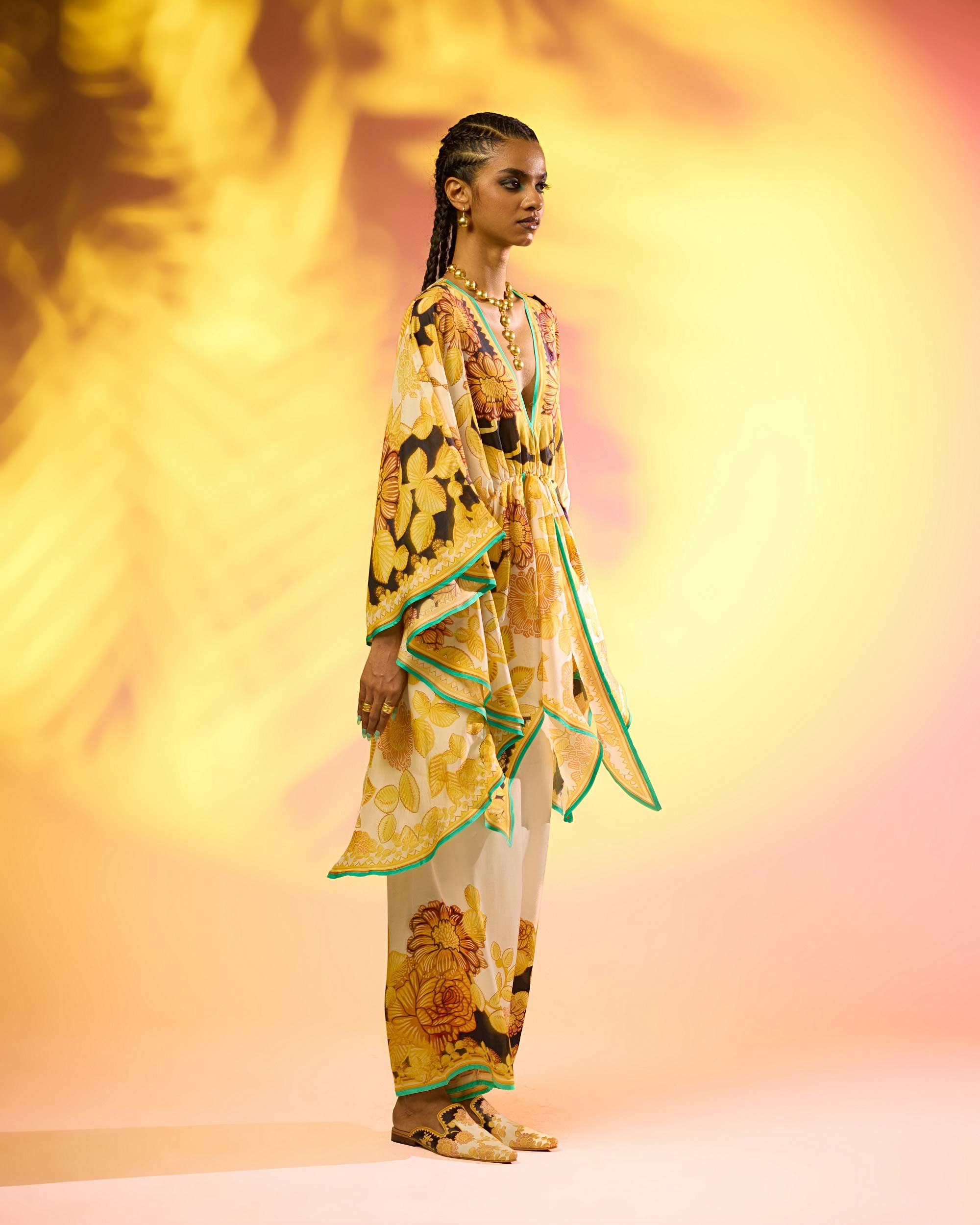 Jamaica : Inayat - Ivory/Yellow