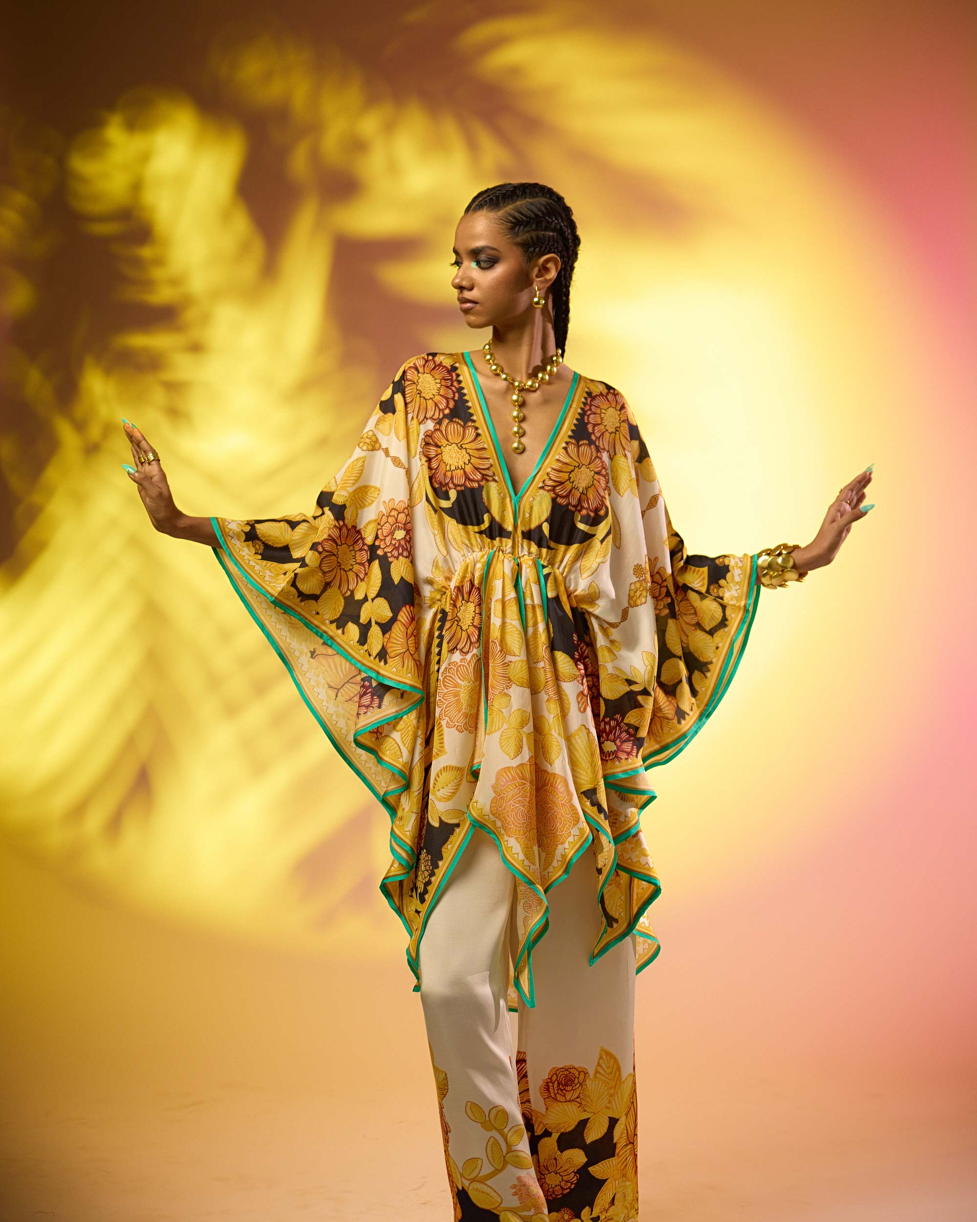 Jamaica : Inayat - Ivory/Yellow