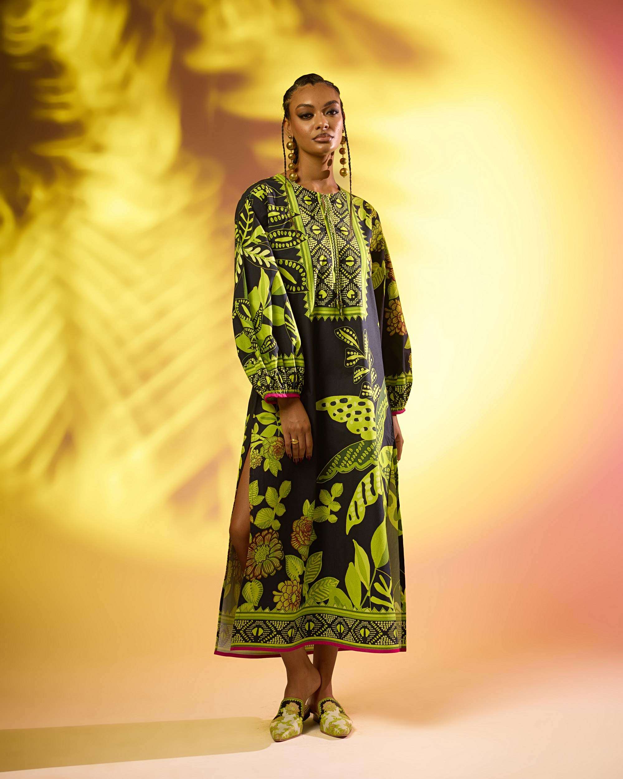 Jamaica : Zarah - Black/Lime