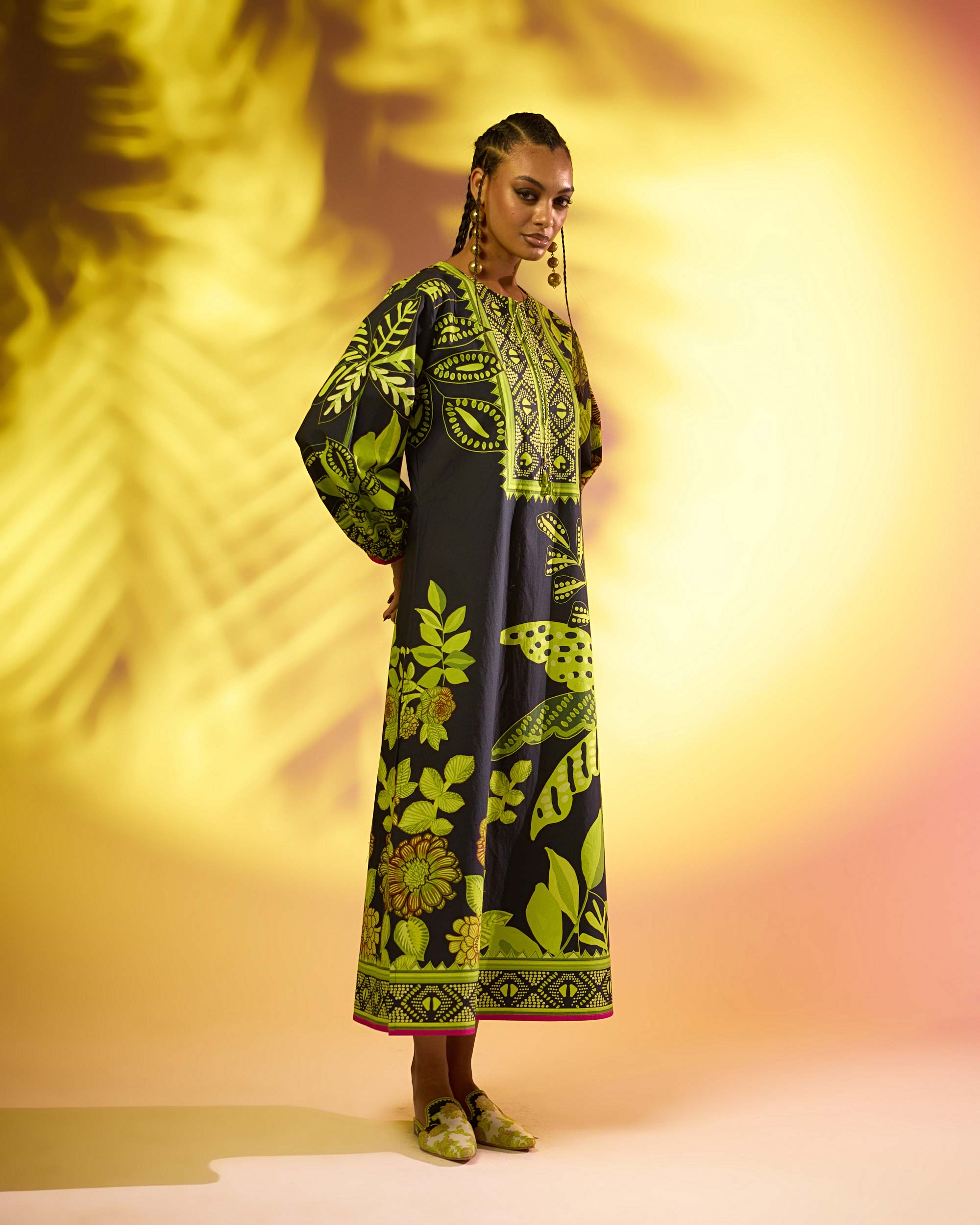 Jamaica : Zarah - Black/Lime
