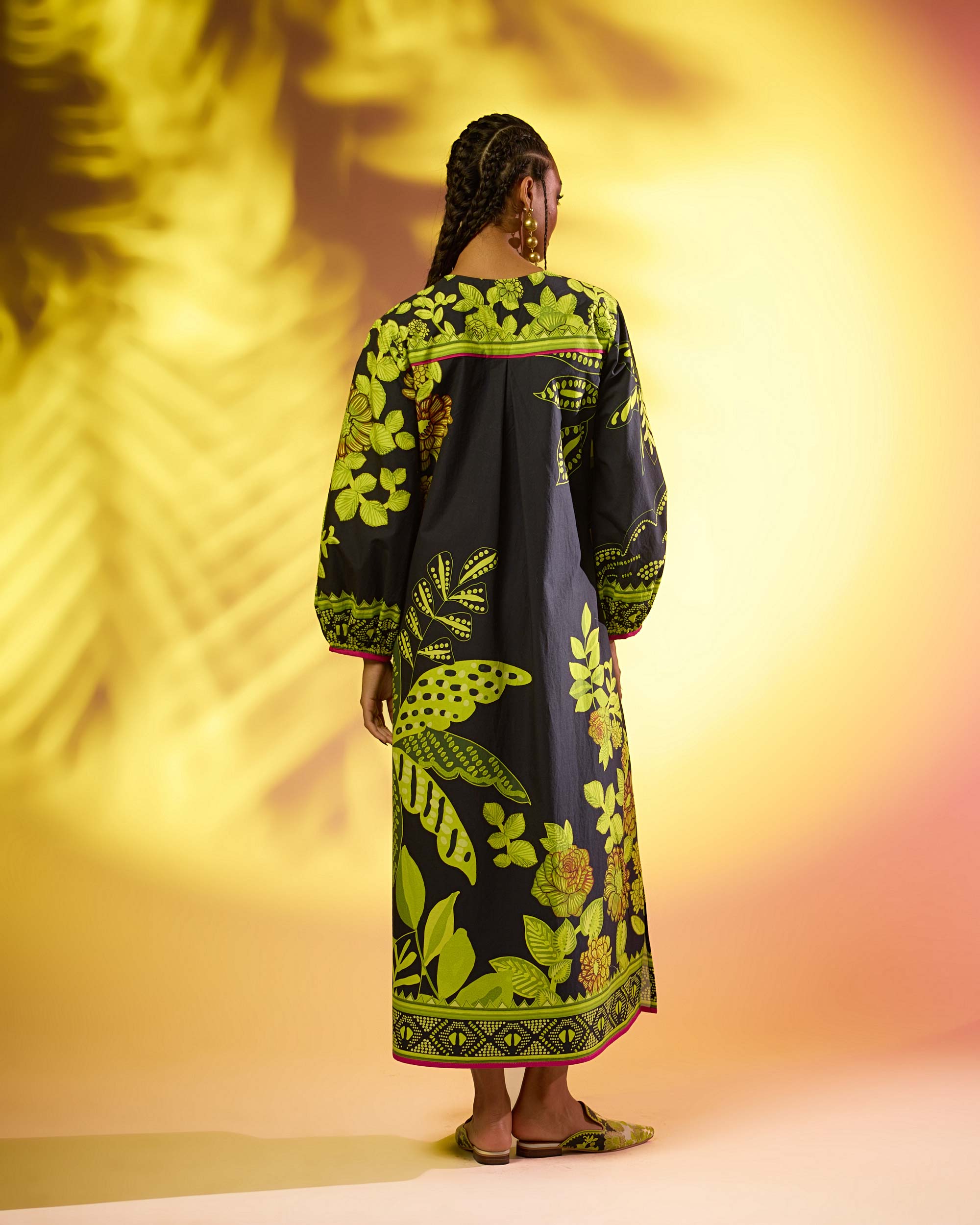 Jamaica : Zarah - Black/Lime