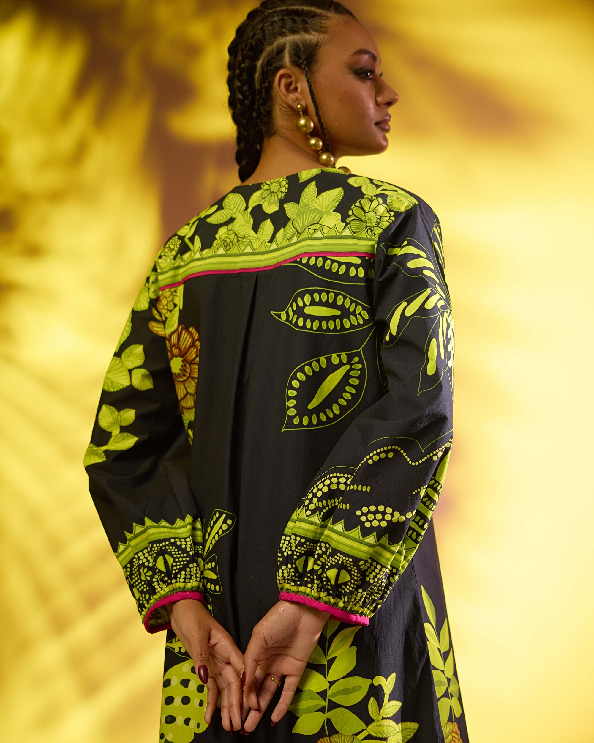 Jamaica : Zarah - Black/Lime