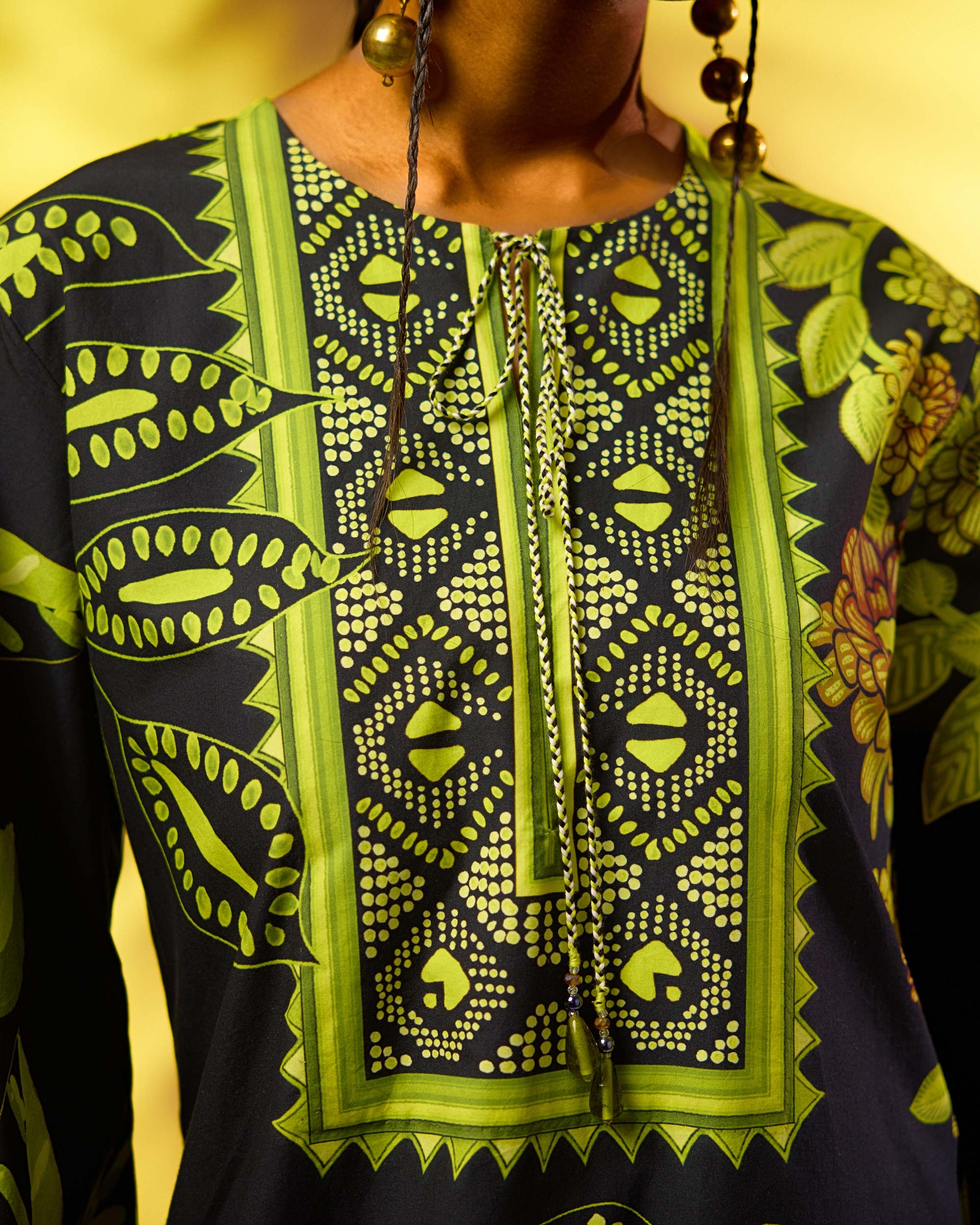 Jamaica : Zarah - Black/Lime